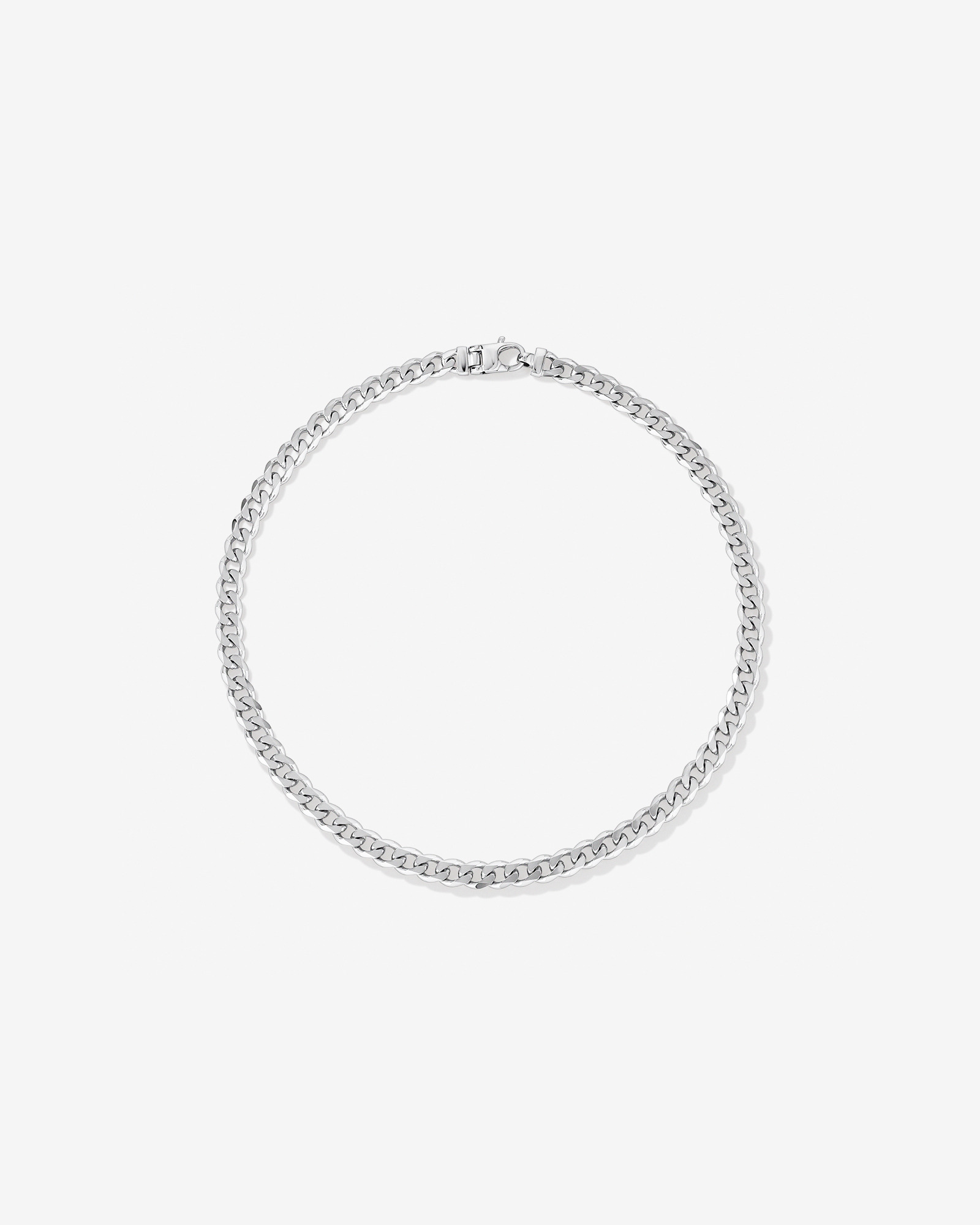 9.3mm Curb Chain in Sterling Silver