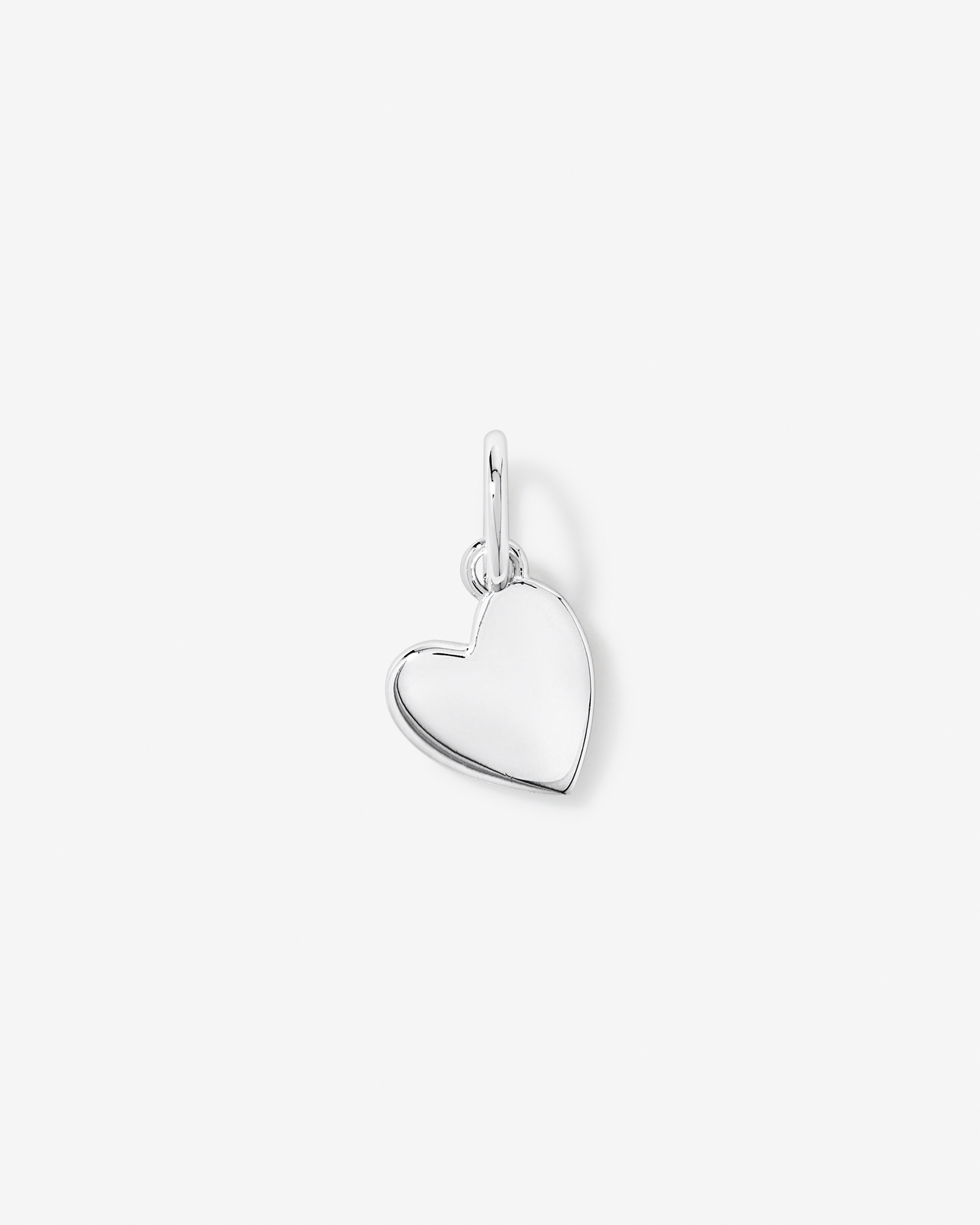 Red Heart Pendant in Sterling Silver