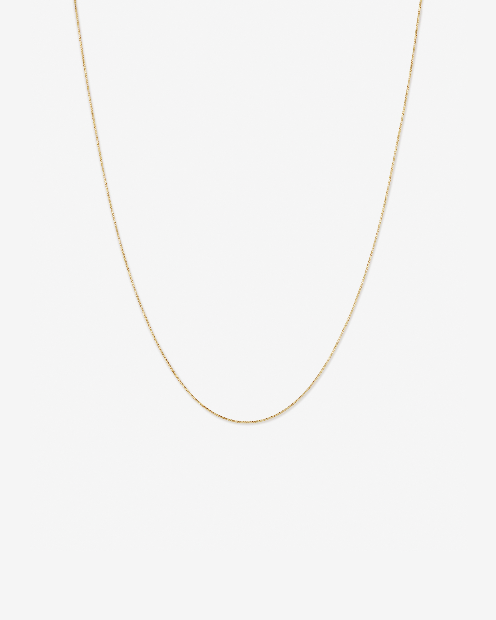 45cm (18") Box Chain in 10kt Yellow Gold