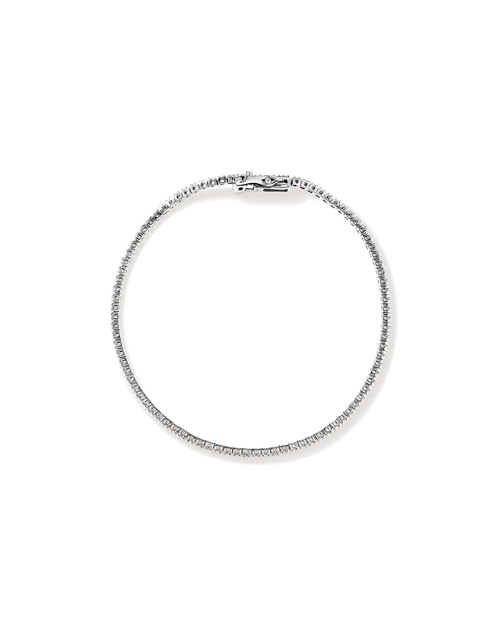 0.82 Carat TW Diamond Tennis Bracelet 10kt Yellow Gold