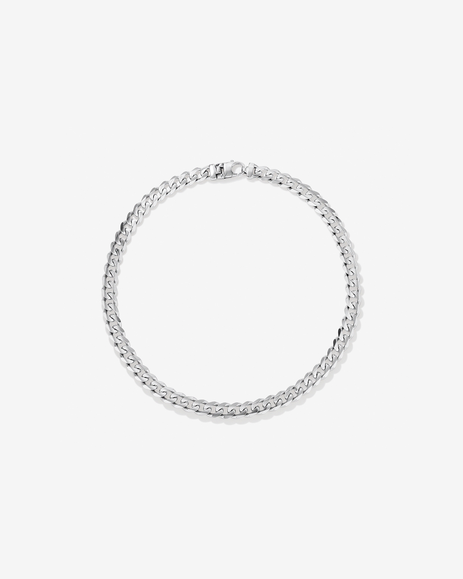 Chaîne gourmette de 11,3mm en argent sterling
