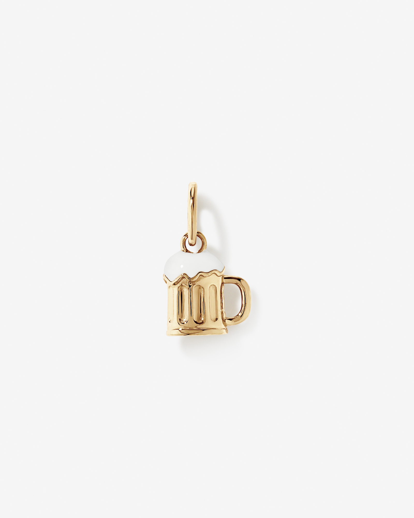 Enamel Stein Pendant in 18kt Vermeil