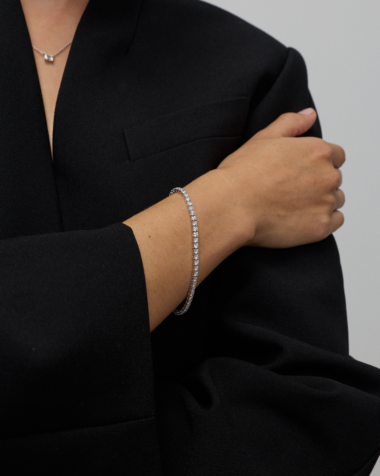 5.00TW Lab Diamond Tennis Bracelet in 10kt Gold