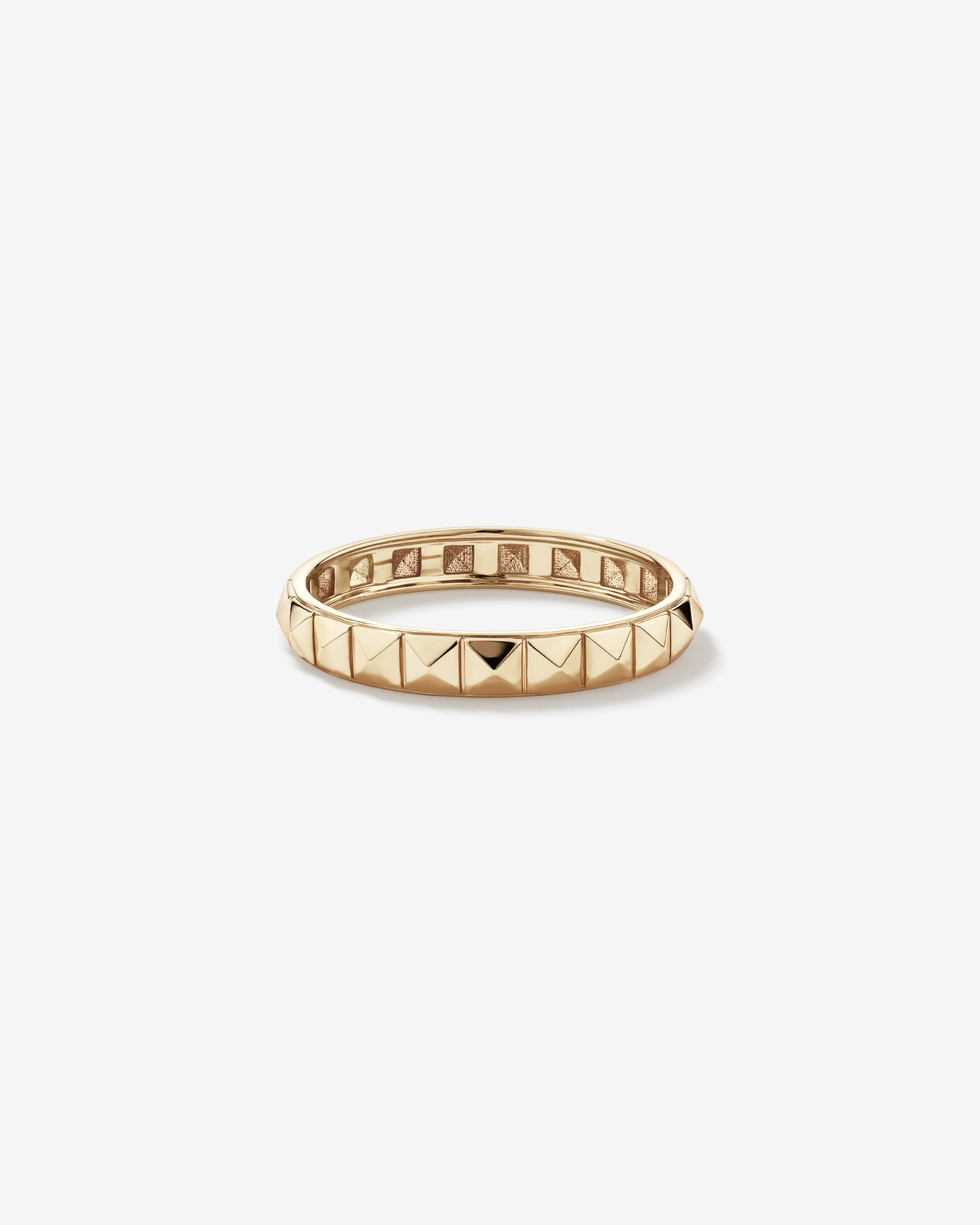 Bague Linéaire Signature Connect en Or Jaune 10 kt