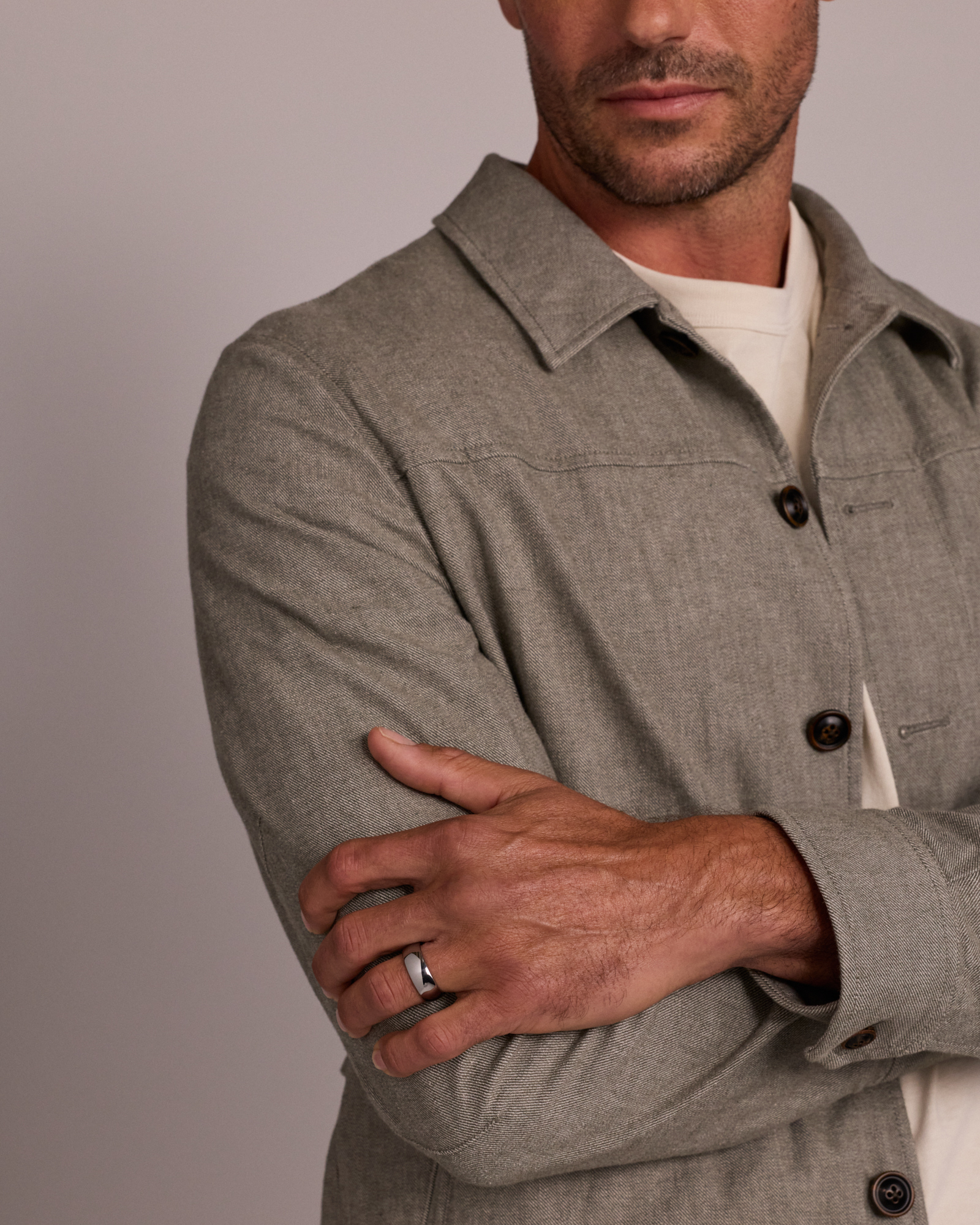 8 mm Bague de mariage polie à dôme en tungstène