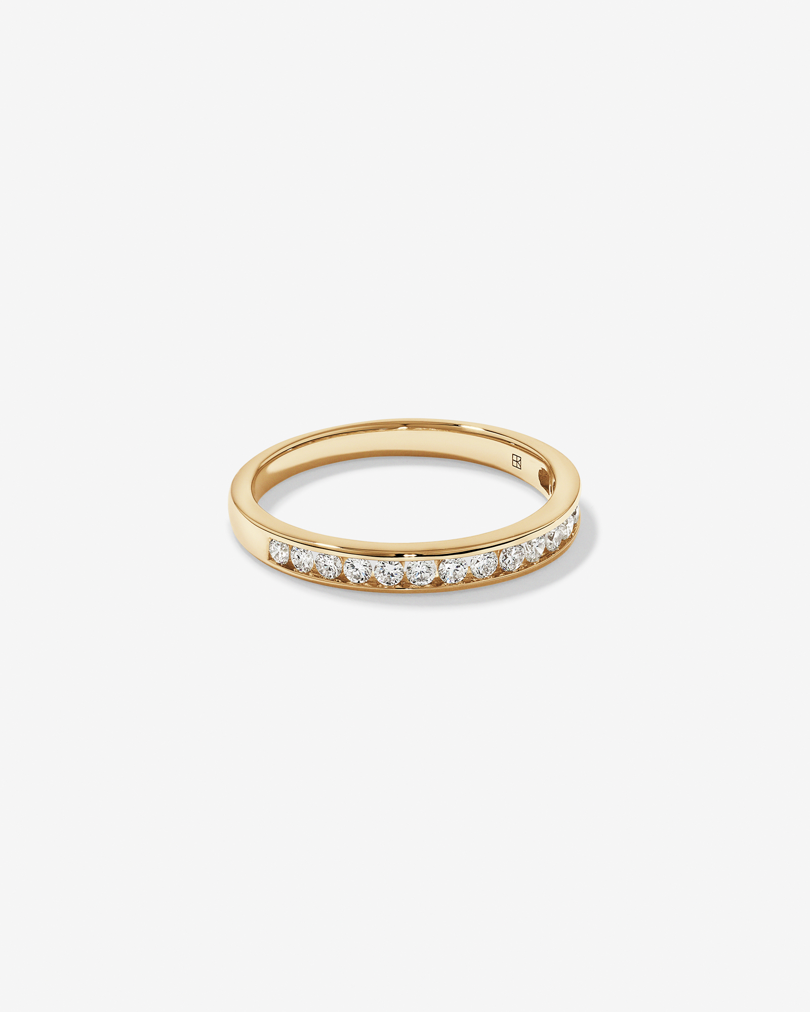 0.30 Carat TW Round Brilliant Laboratory-Grown Diamond Wedding Ring 14kt Yellow Gold