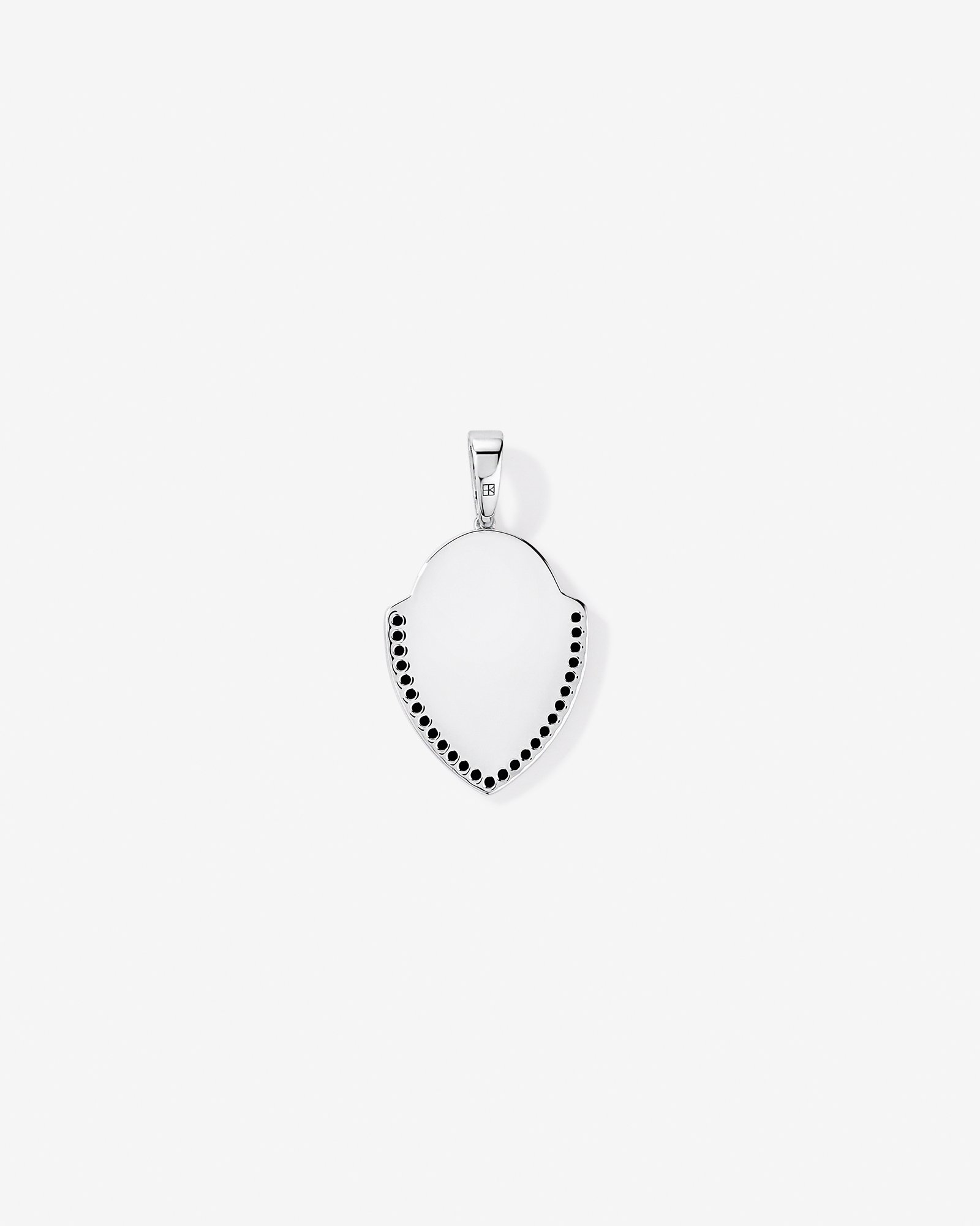 0.25 Carat TW Football Pendant in Sterling Silver