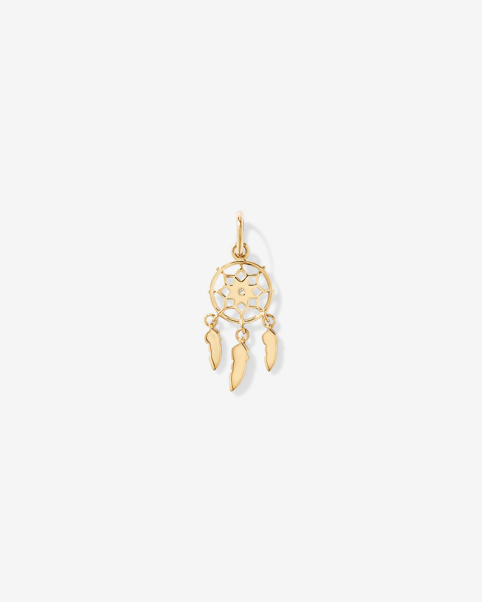 Dream Catcher Pendant in 18kt Vermeil with Cubic Zirconia