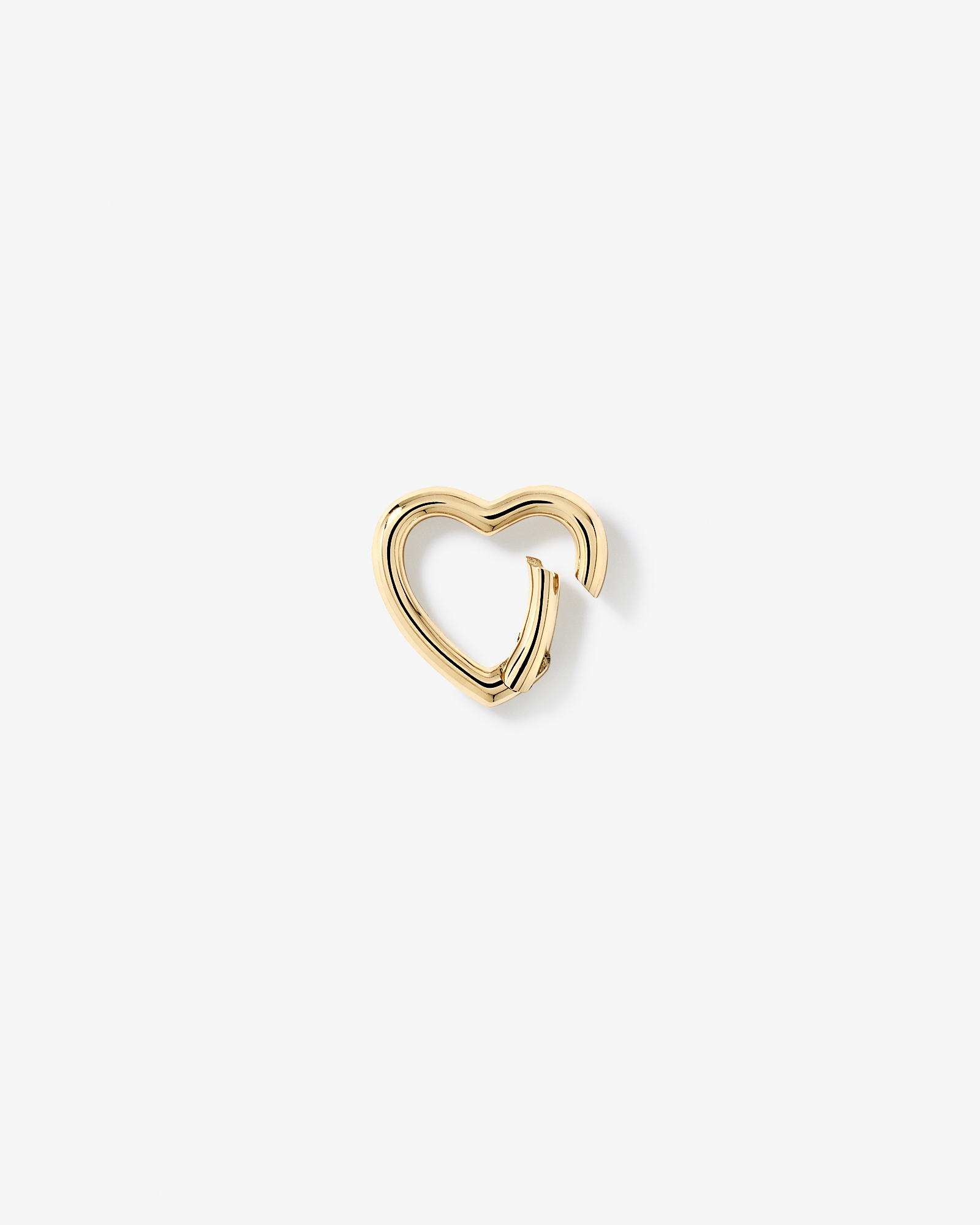 Heart Connector in 10kt Yellow Gold