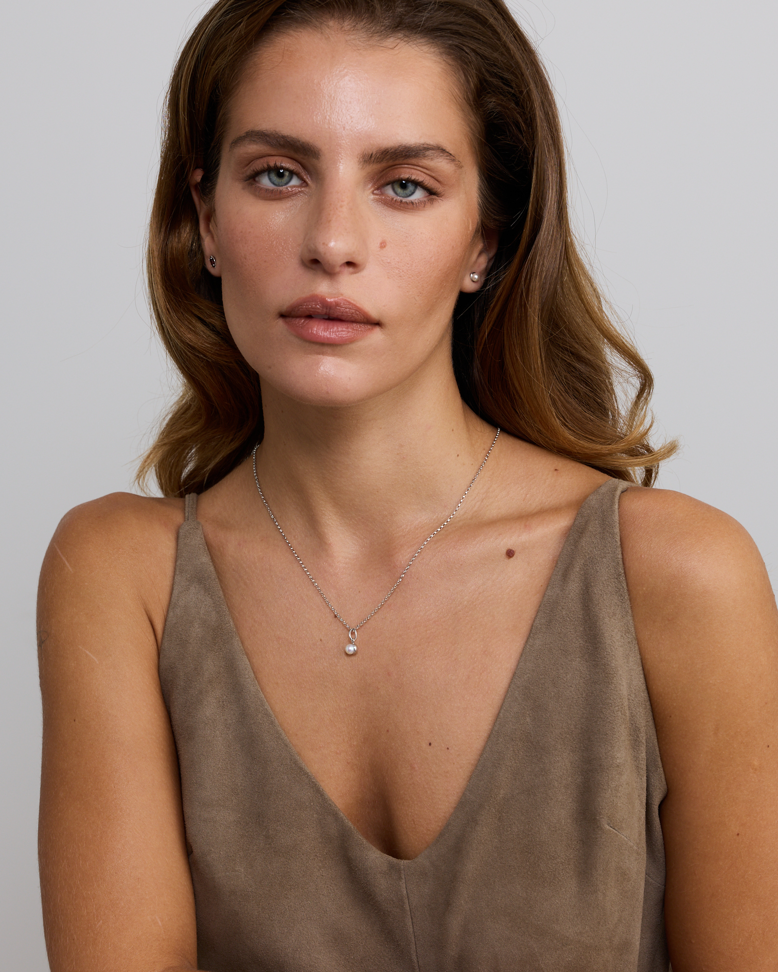 Cultured Freshwater Pearl Pendant in Sterling Silver