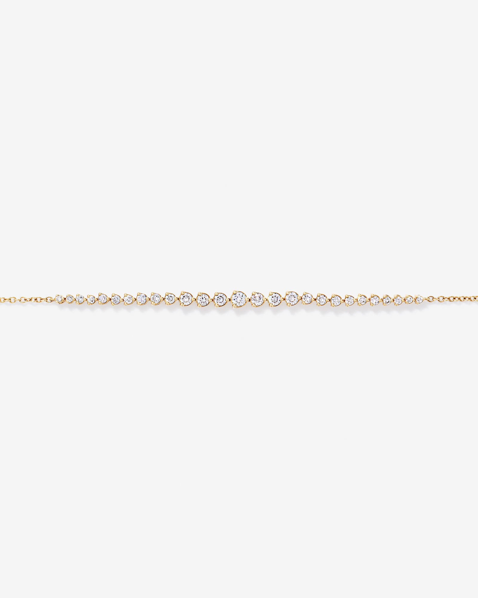 Bracelet de tennis en diamant Lab 1.00TW en or 10 carats