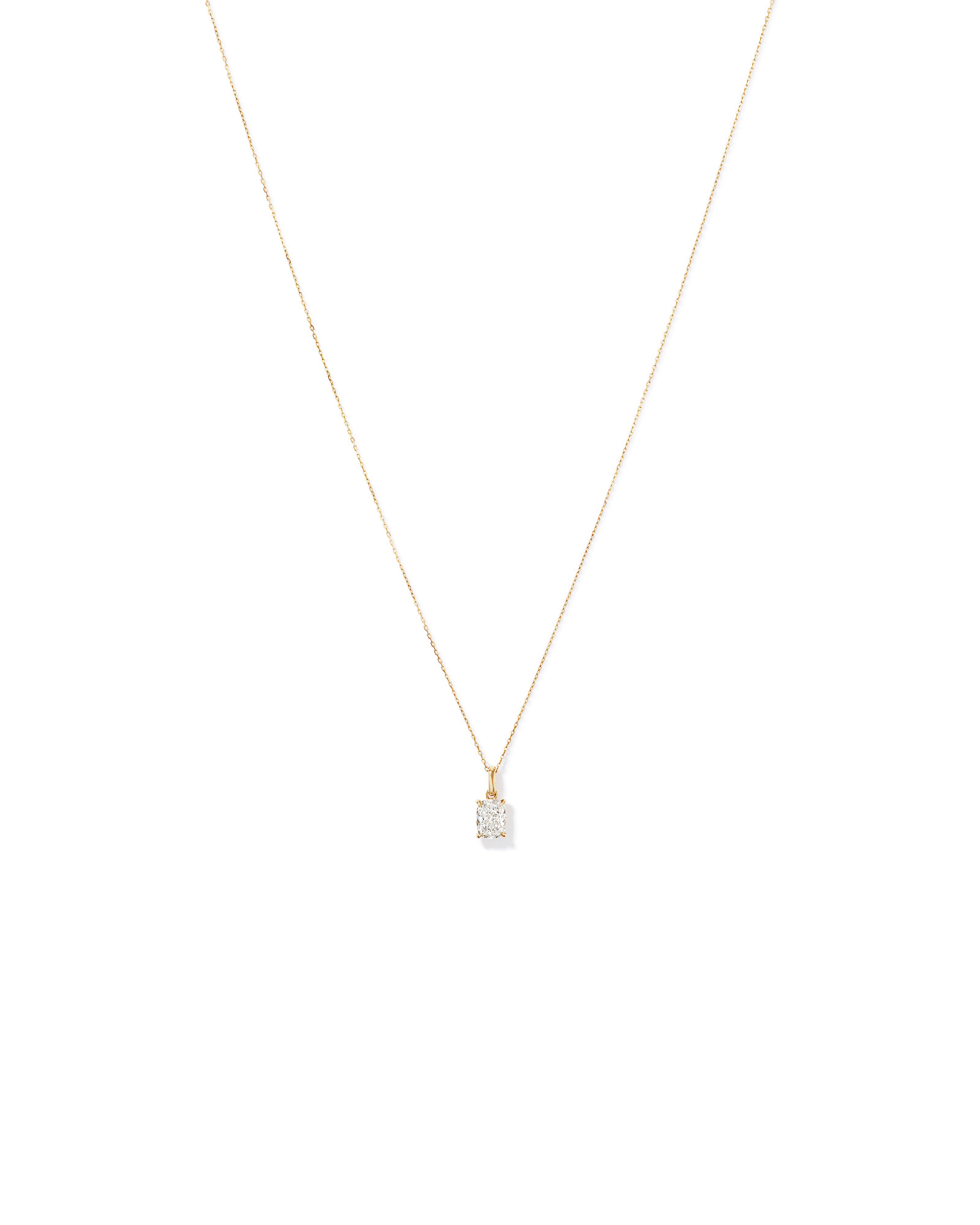1.00TW Lab Diamond Pendant in 10kt Gold
