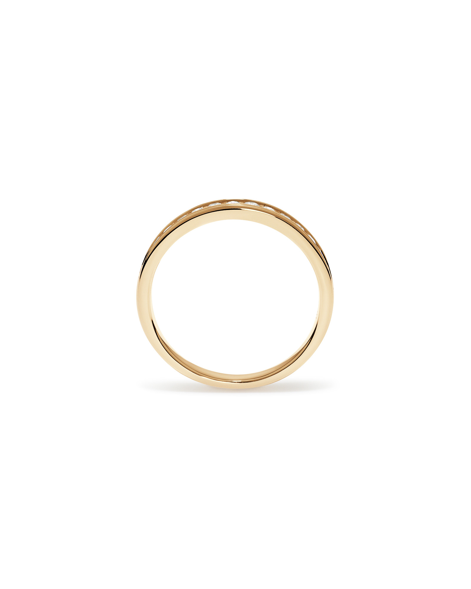 0.30 Carat TW Round Brilliant Laboratory-Grown Diamond Wedding Ring 14kt Yellow Gold
