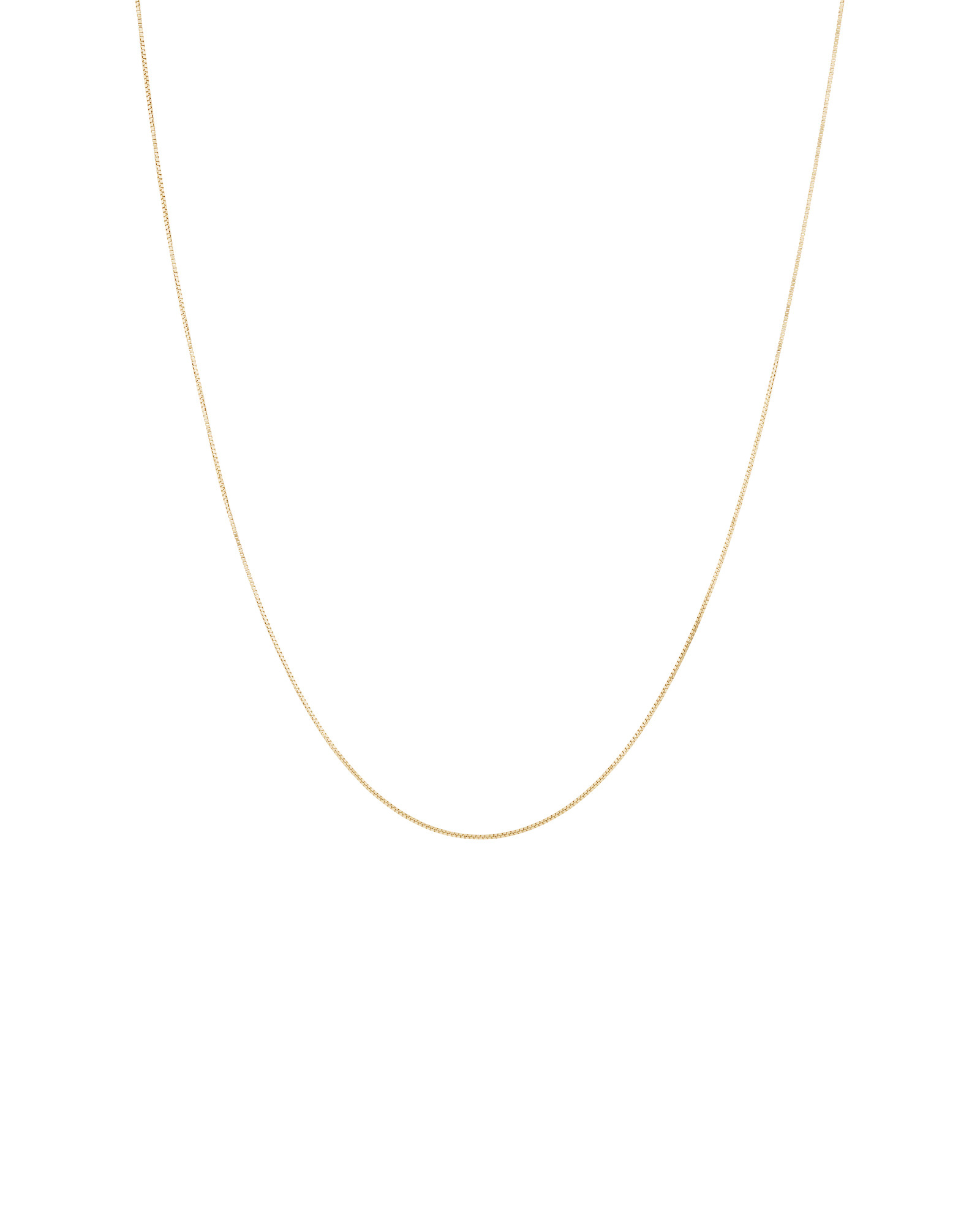 50cm Box Chain in 18kt Yellow Gold