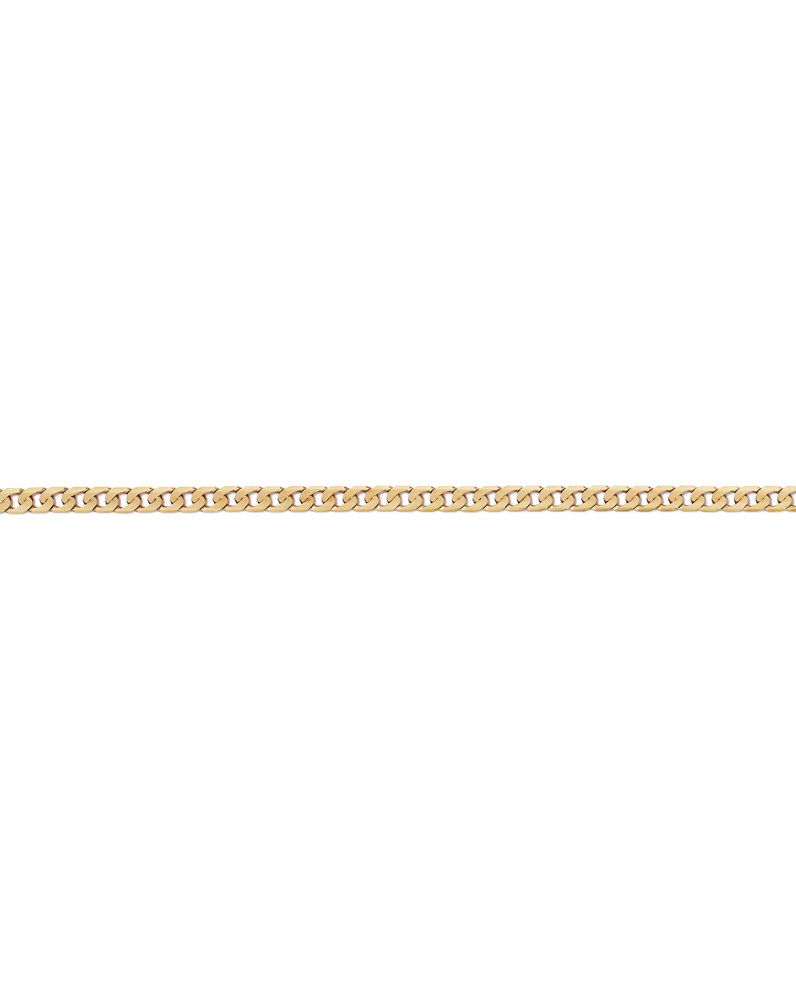 65cm (22") 6mm-6.5mm Width Curb Chain in 10kt Yellow Gold