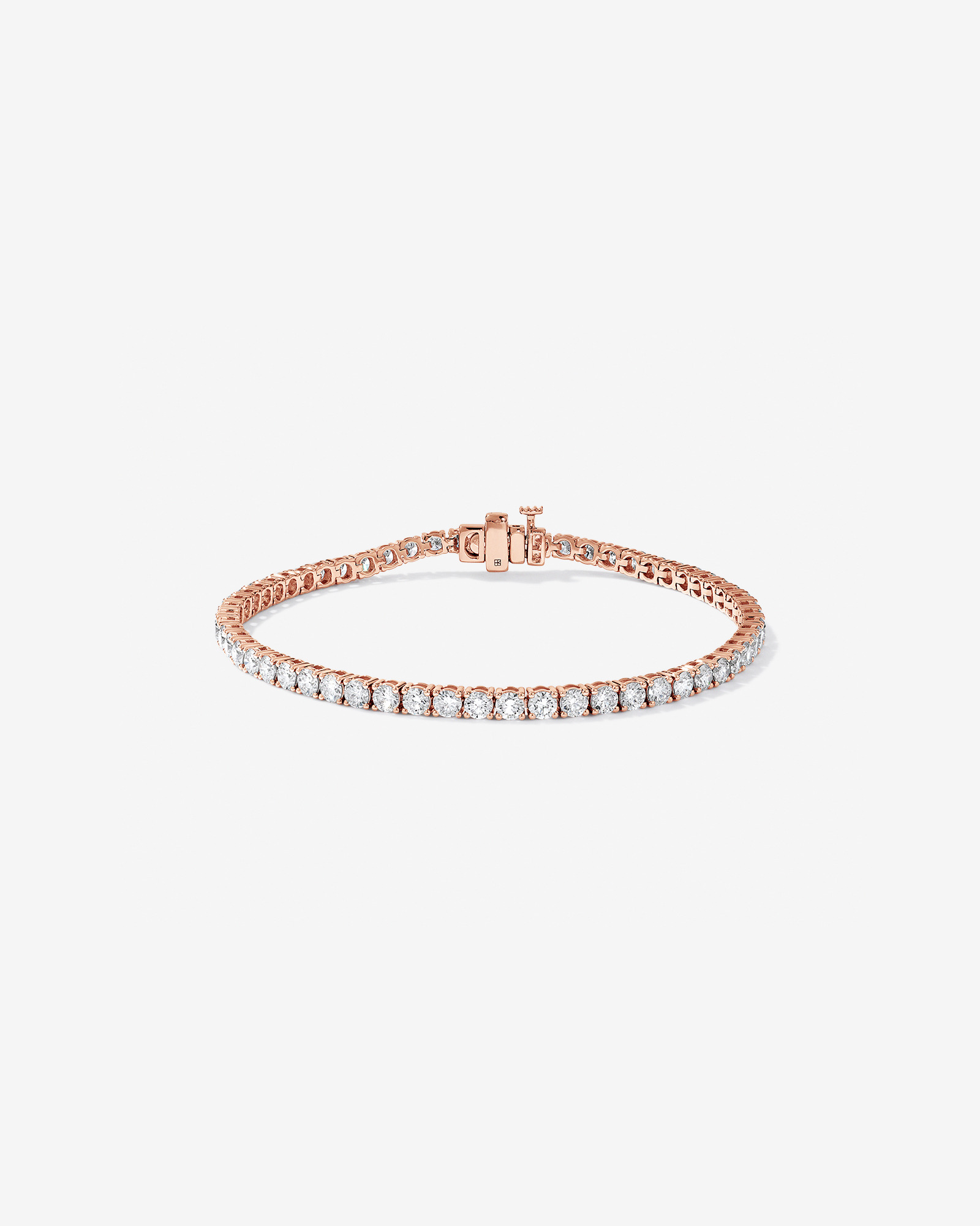 5.00 Carat TW Laboratory-Grown Diamond Tennis Bracelet in 10kt Rose Gold
