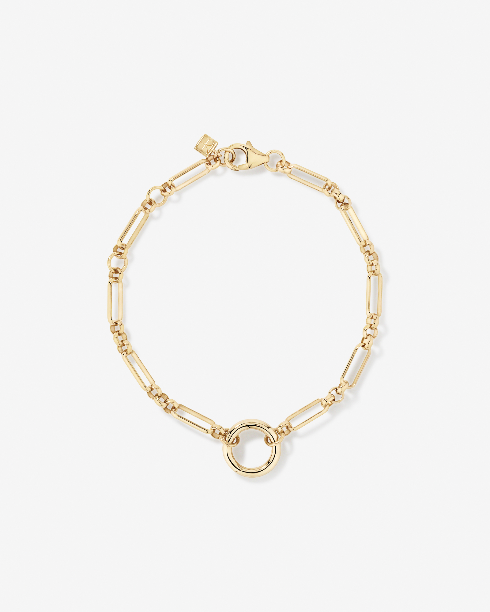 18cm (7.1") Solid Open Bracelet in 10kt Yellow Gold