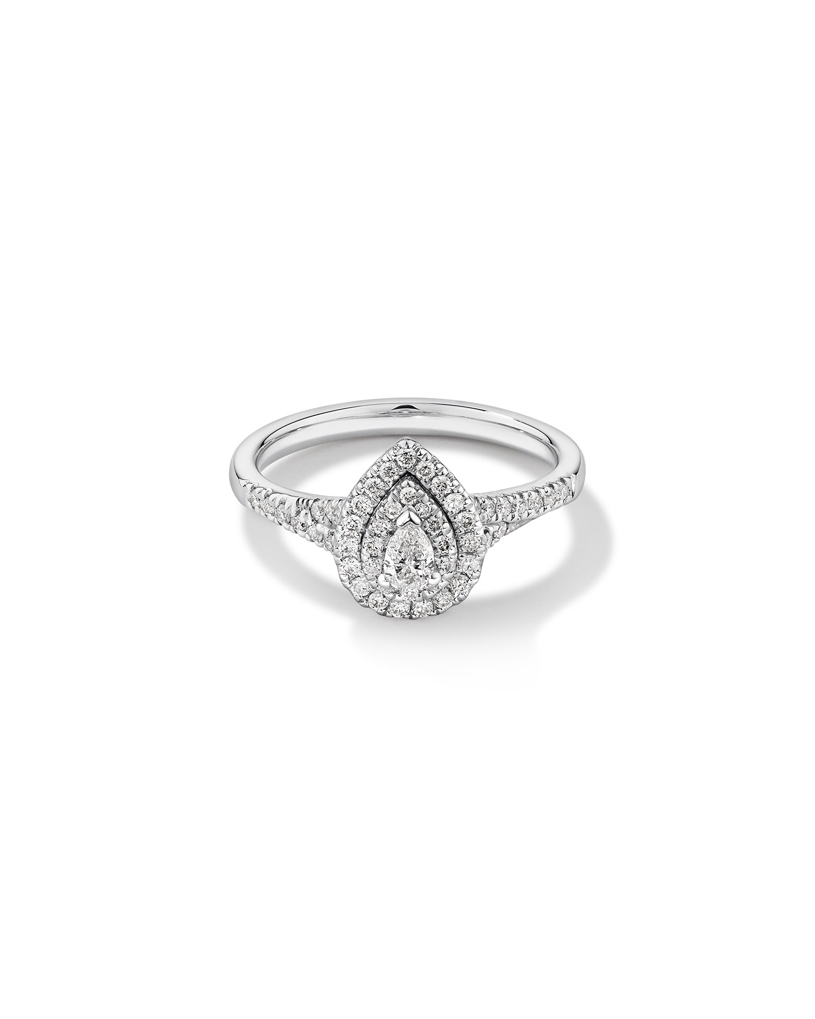 Ensemble de mariée avec 0,60 carat TW de diamants en or blanc 14kt