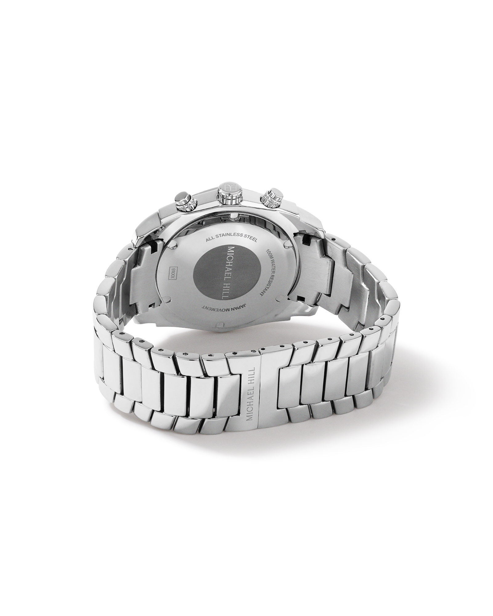 Men's Solar Chronograph Watch in Stainless Steel