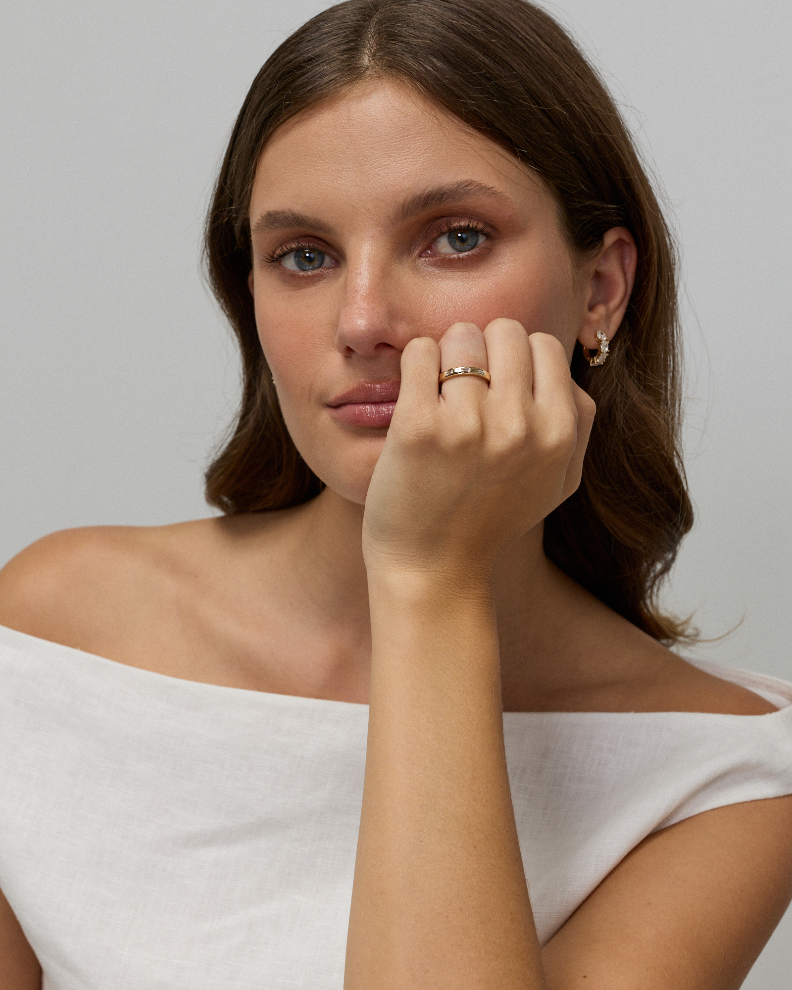 0.22TW Baguette Laboratory-Grown Diamond Wedding Band in 14kt Yellow Gold