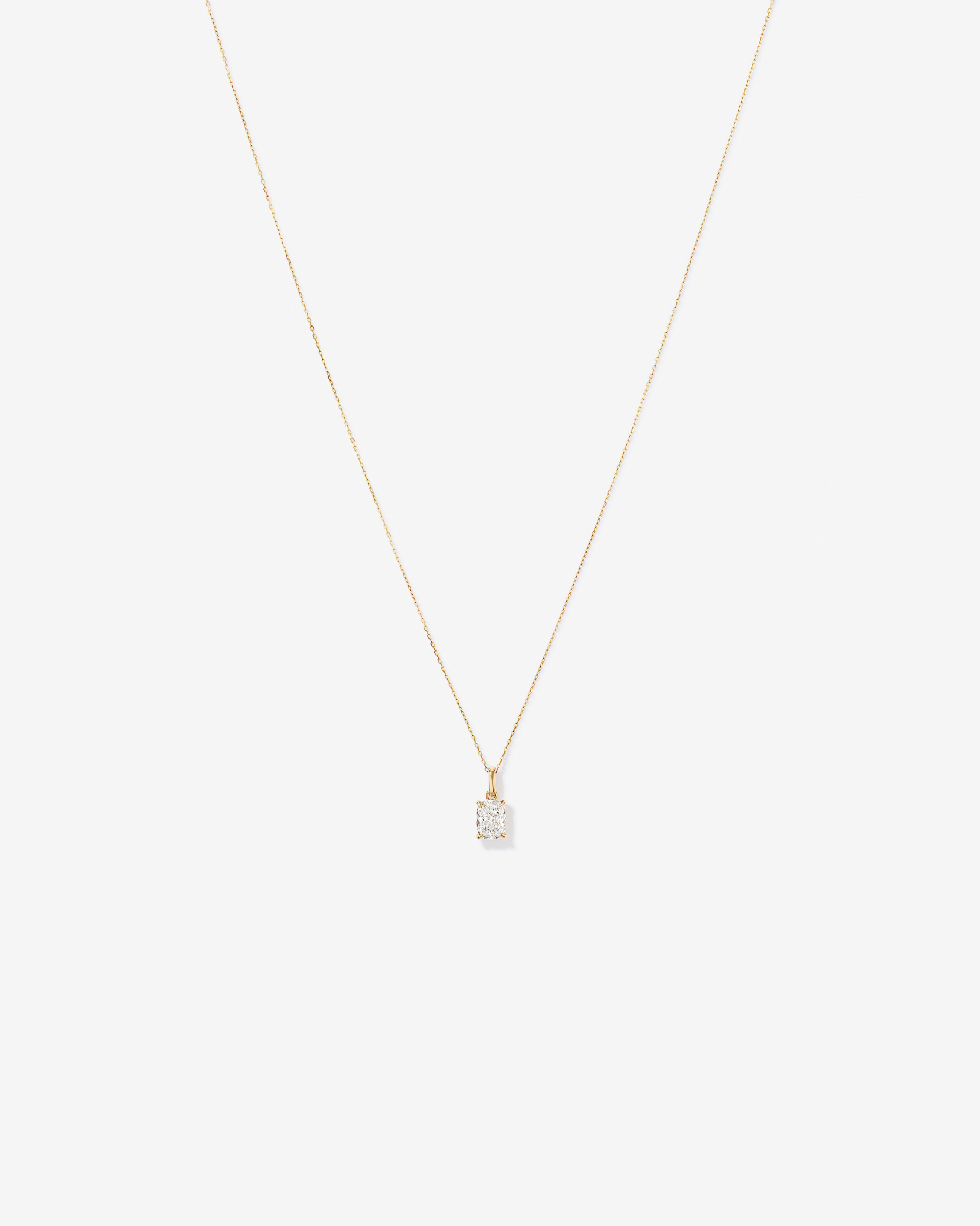 1.00TW Lab Diamond Pendant in 10kt Gold