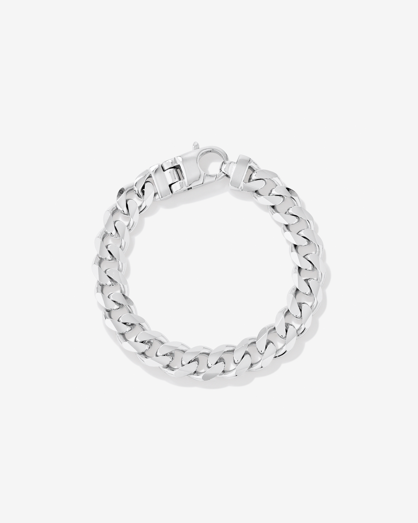 Bracelet Gourmette de 11,3mm en Argent Sterling