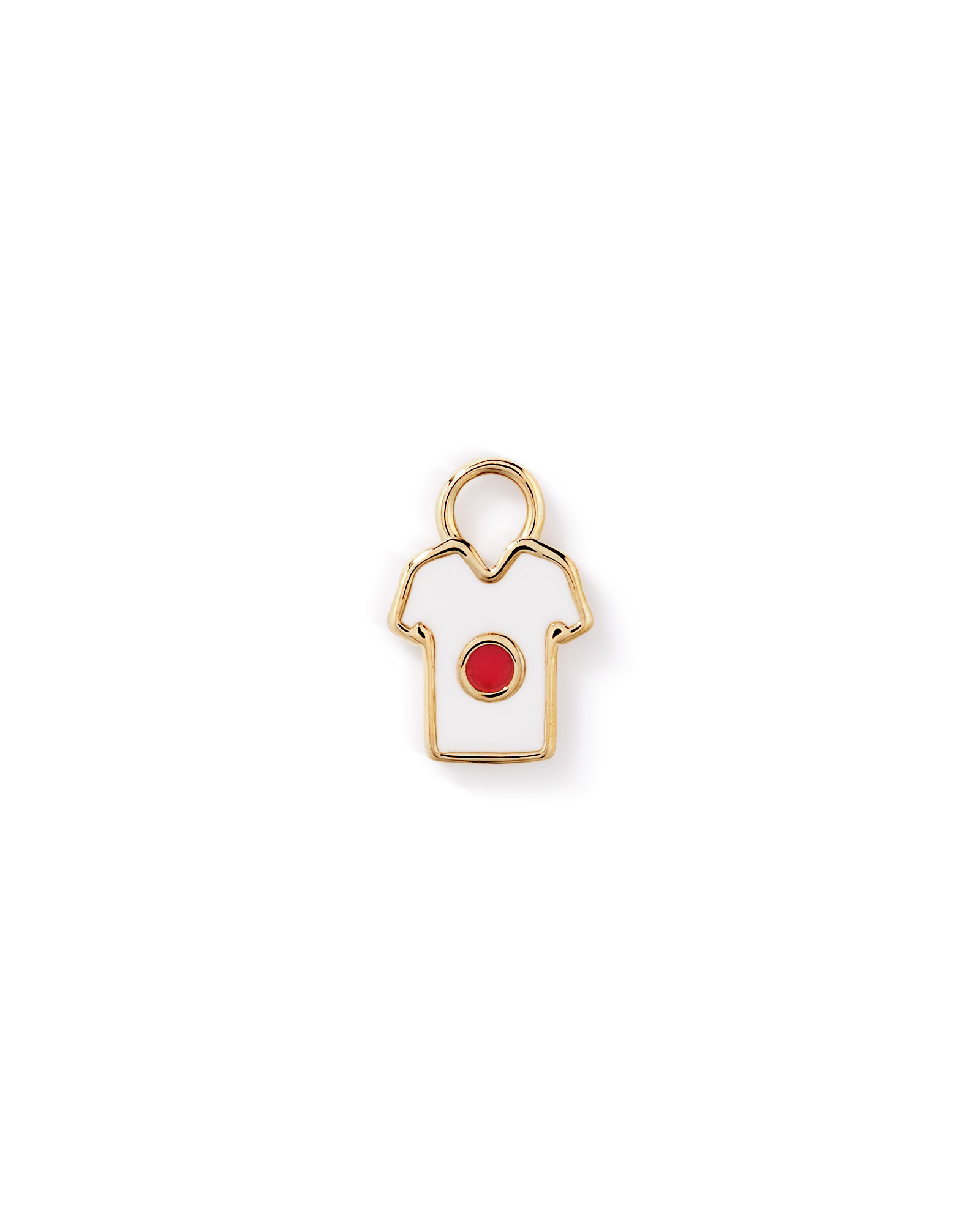 Charme de boucle d’oreille en maillot japonais en Vermeil 18Kt
