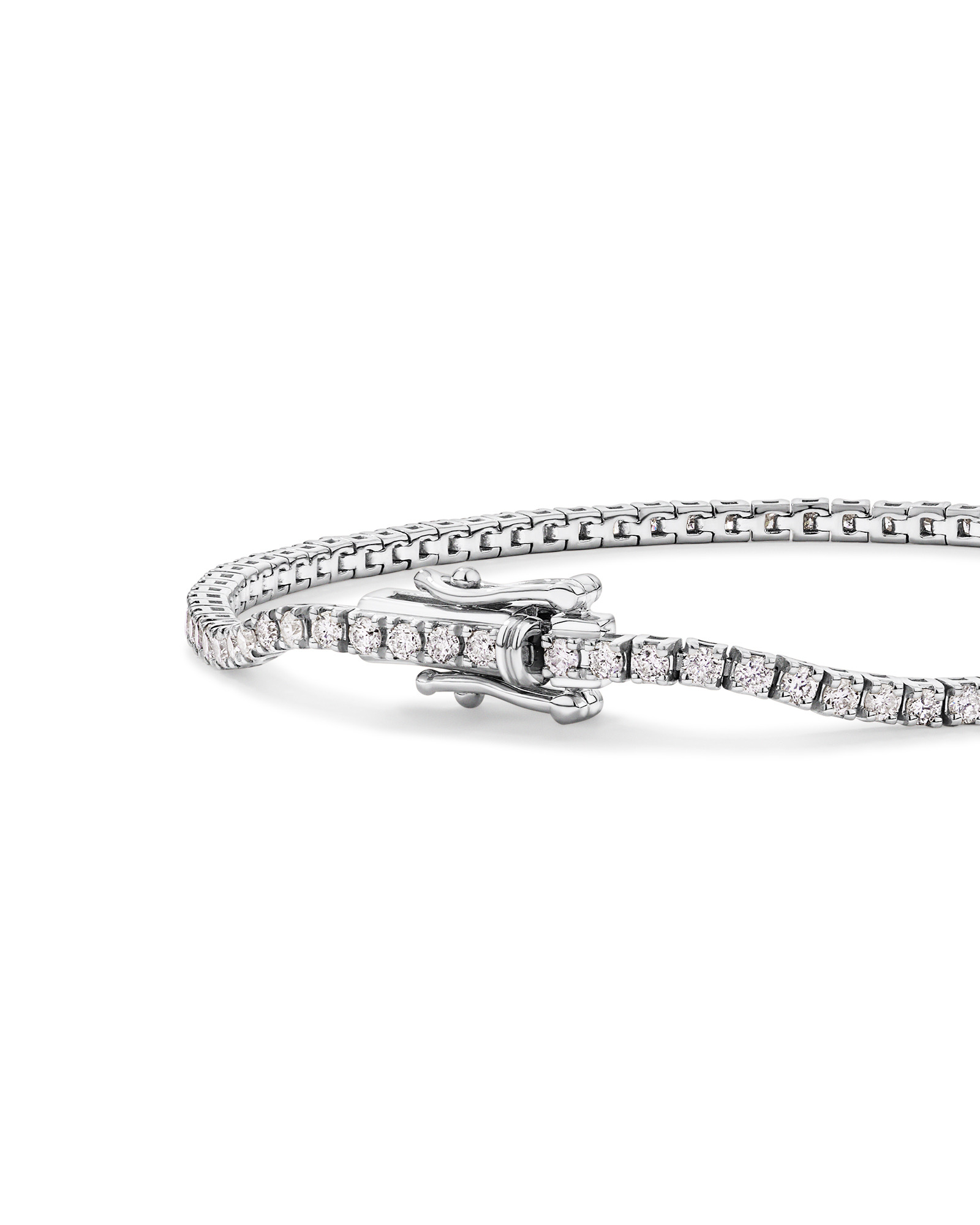 2.00 Carat TW Tennis Bracelet in 10kt White Gold