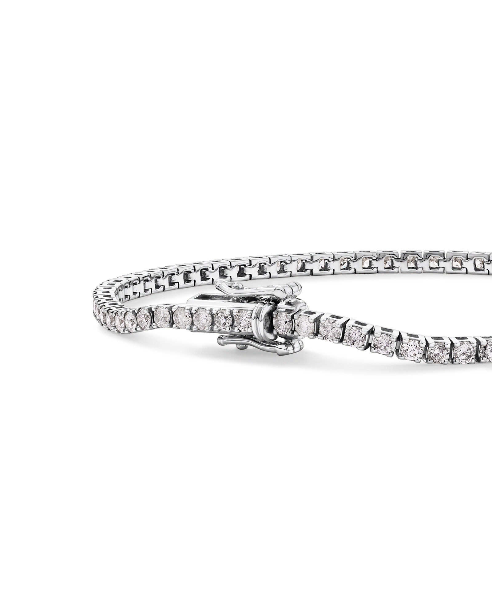 3.00 Carat TW Diamond Tennis Bracelet in 10kt White Gold