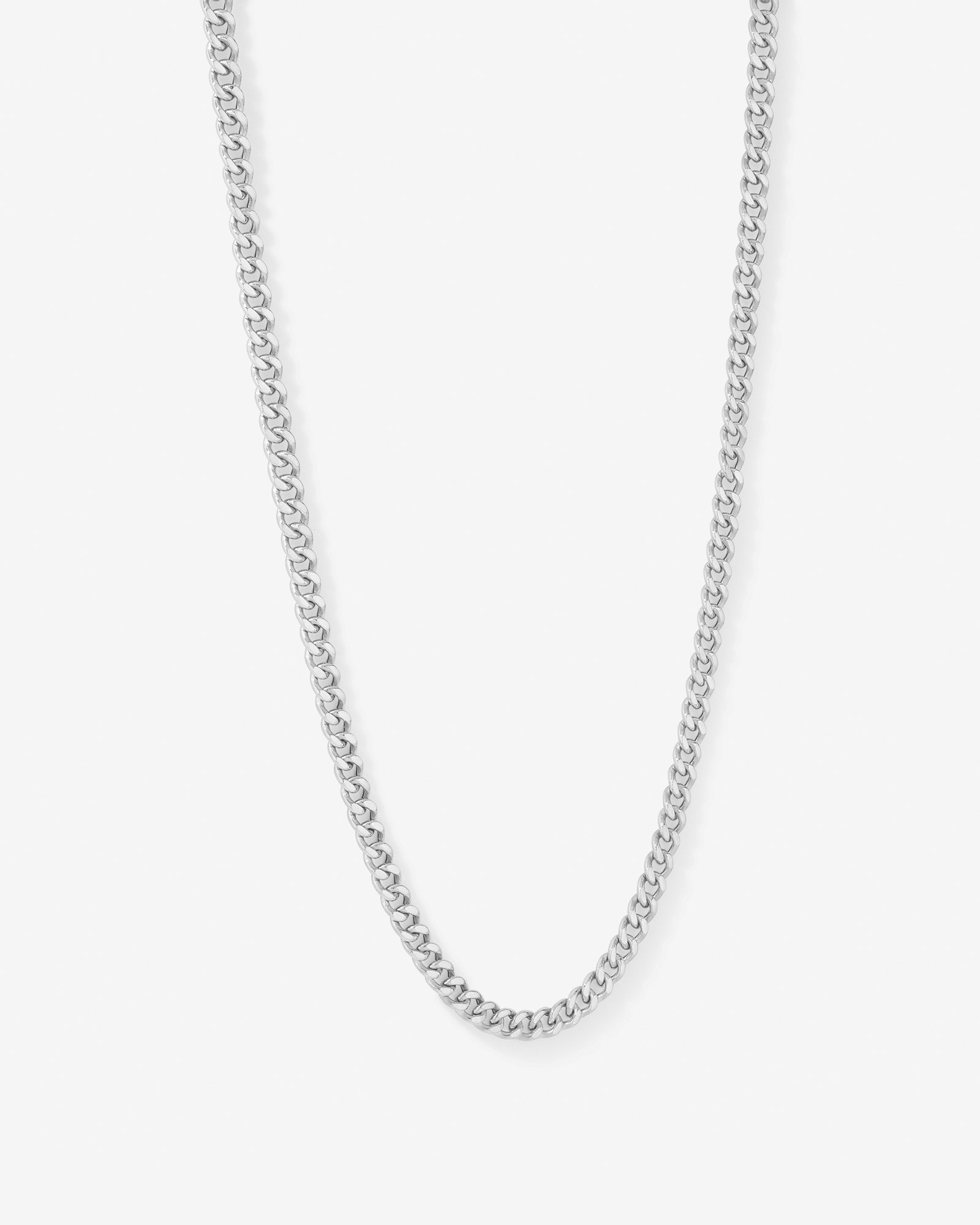 65cm (22") 6.8mm Width Semi Solid Diamond Cut Curb Chain in 10kt Gold