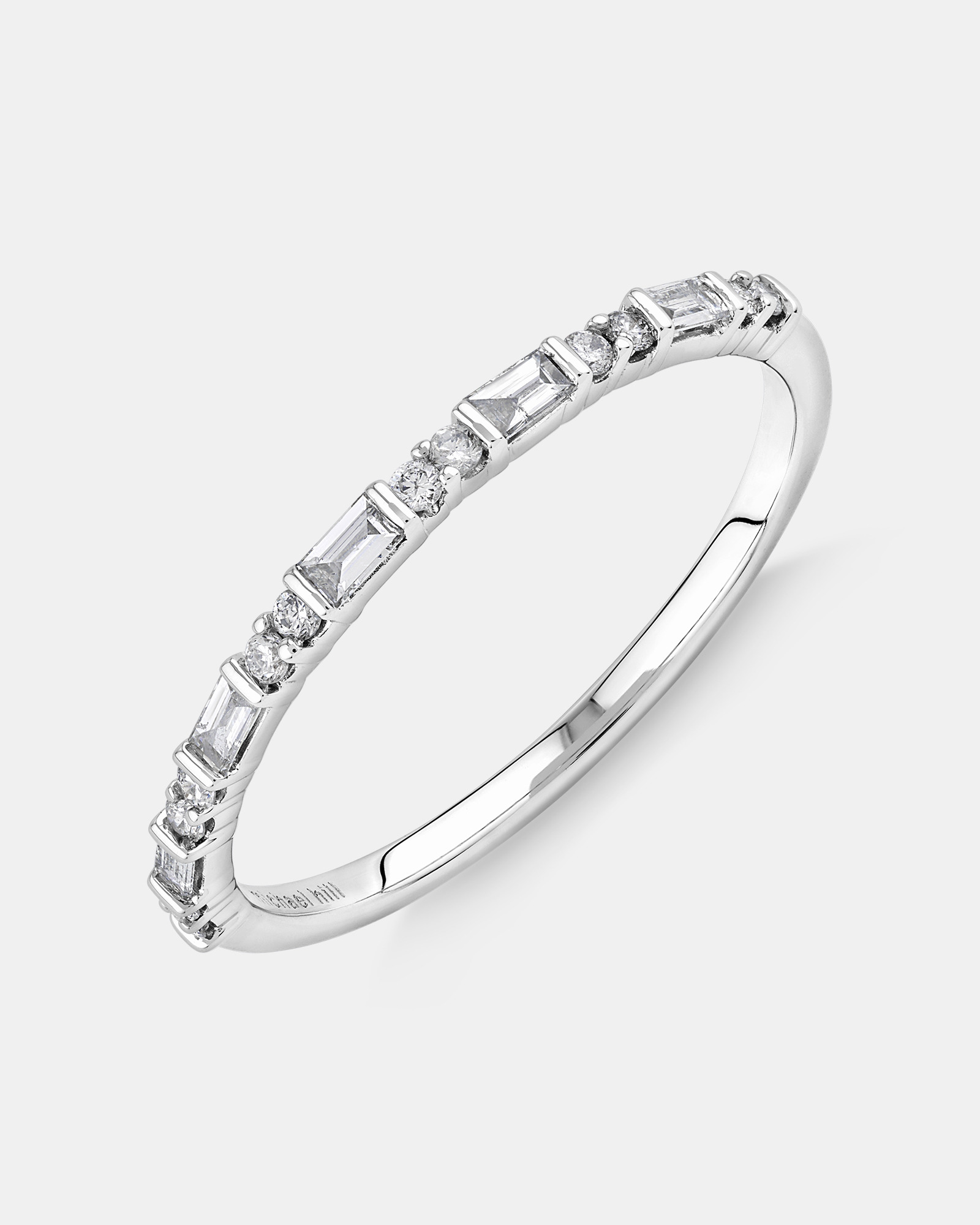 Bague de Mariage de Diamant de 0,20 Carat TW en Or Blanc 14kt