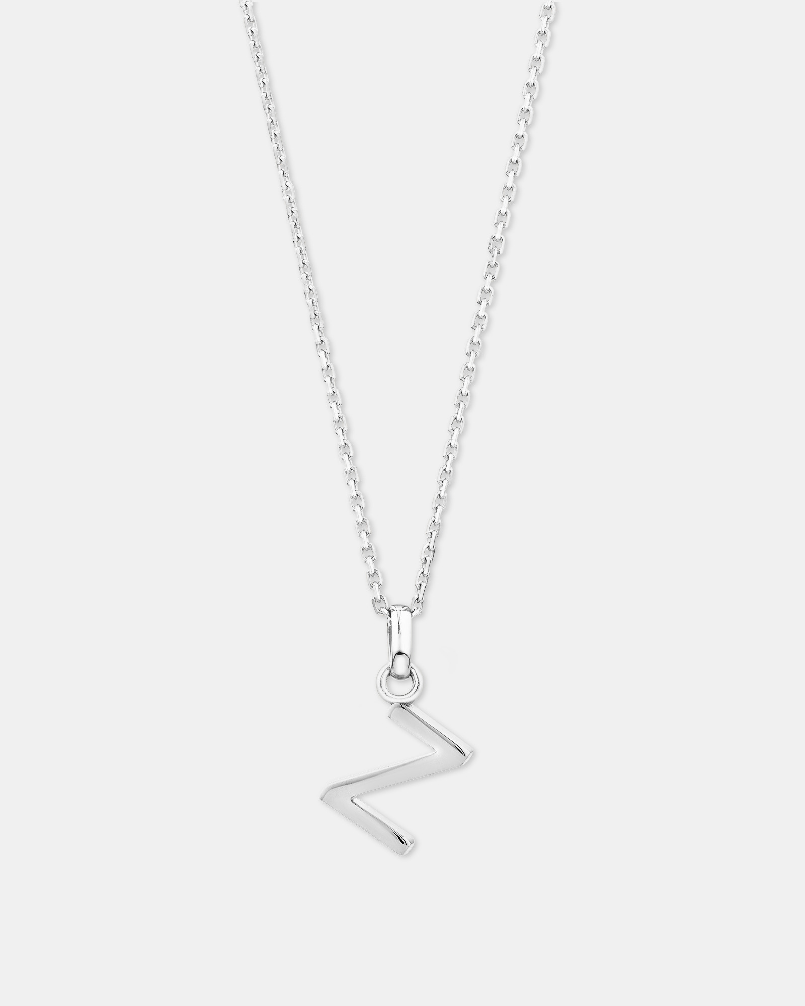 "Z" Initial Pendant in Sterling Silver