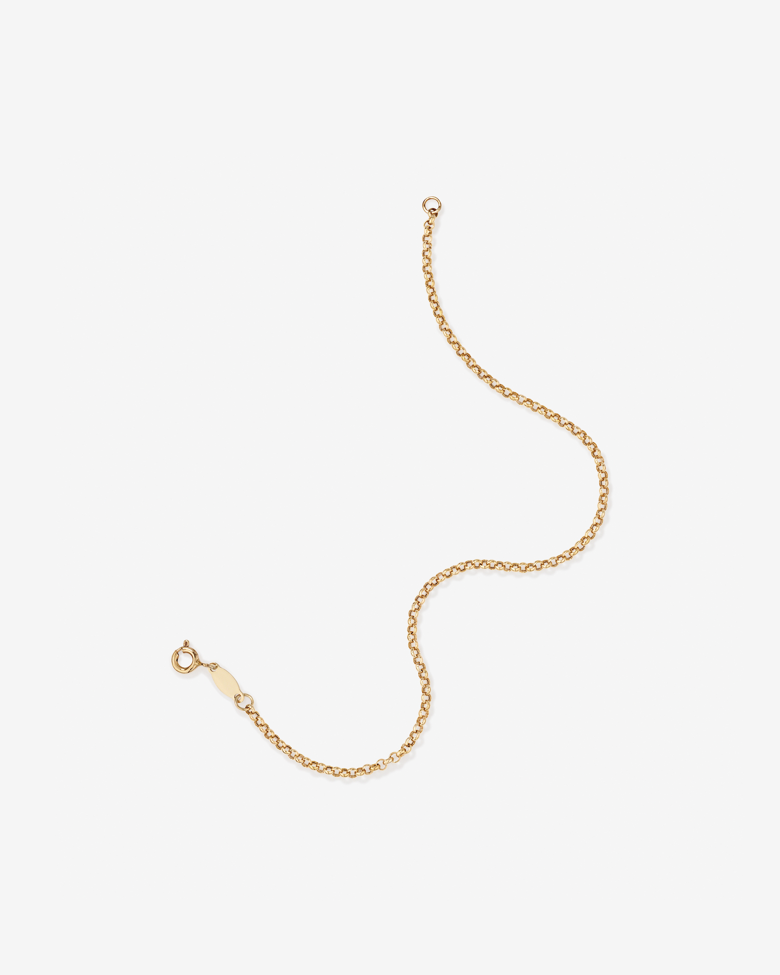 Bracelet belcher de 19 cm en or jaune 10 K