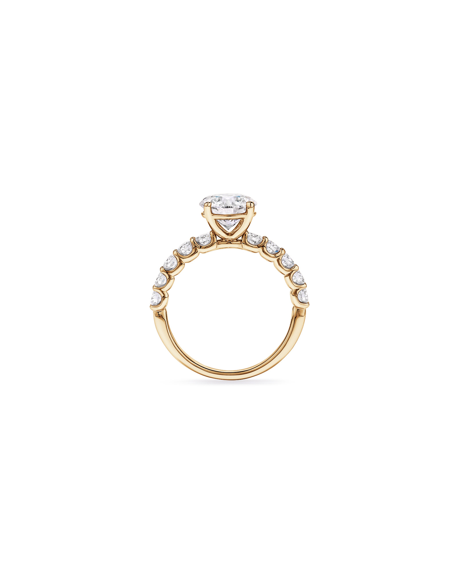 2.75TW Round Brilliant Laboratory-Grown Diamond Engagement Ring 14kt Yellow Gold