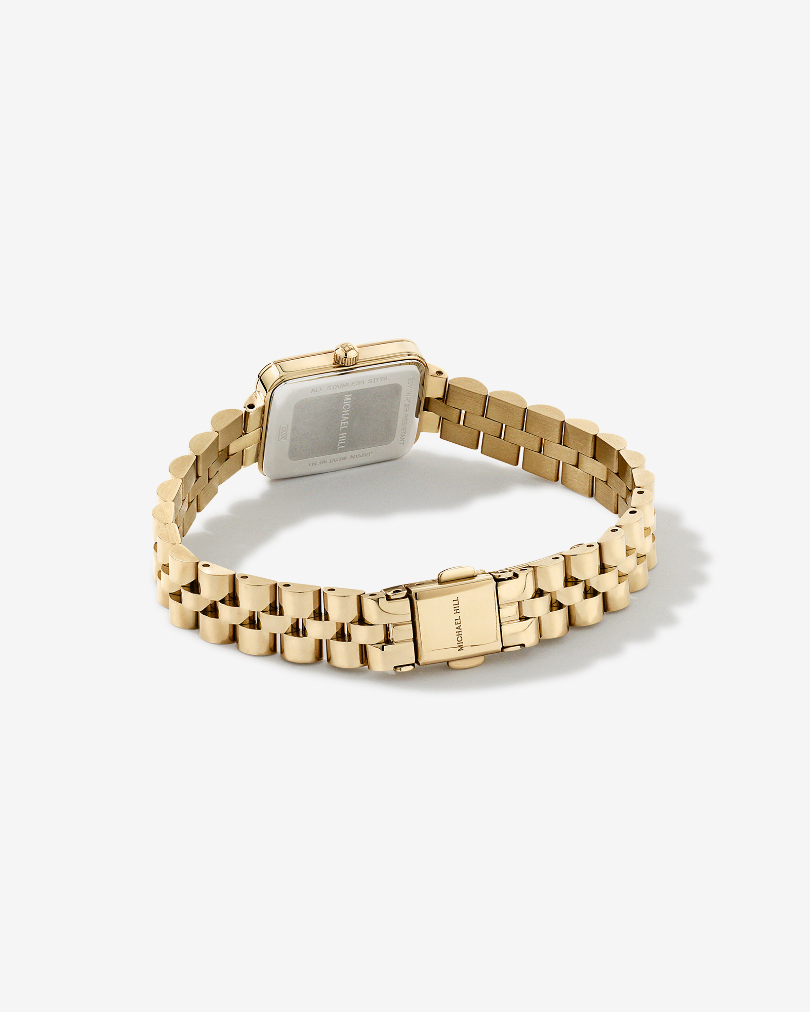 Women's 0.20 Carat TW Diamond Bezel Watch in Gold Tone Stainless Steel