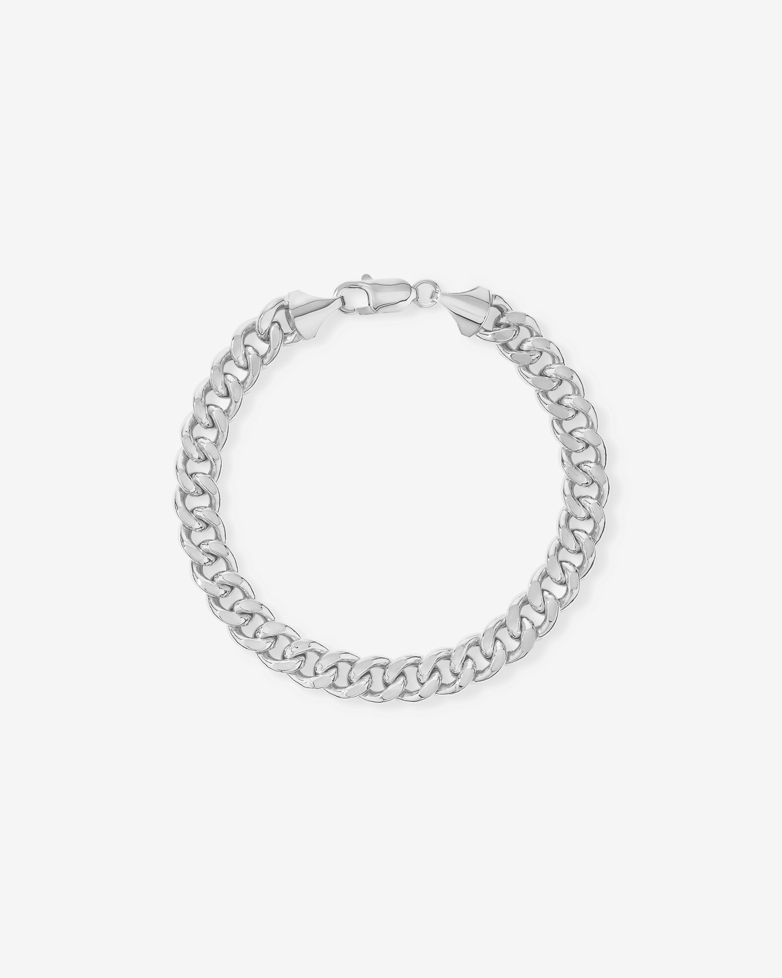 23cm (22") 9mm Width Semi Solid Diamond Cut Curb Bracelet in 10kt Gold