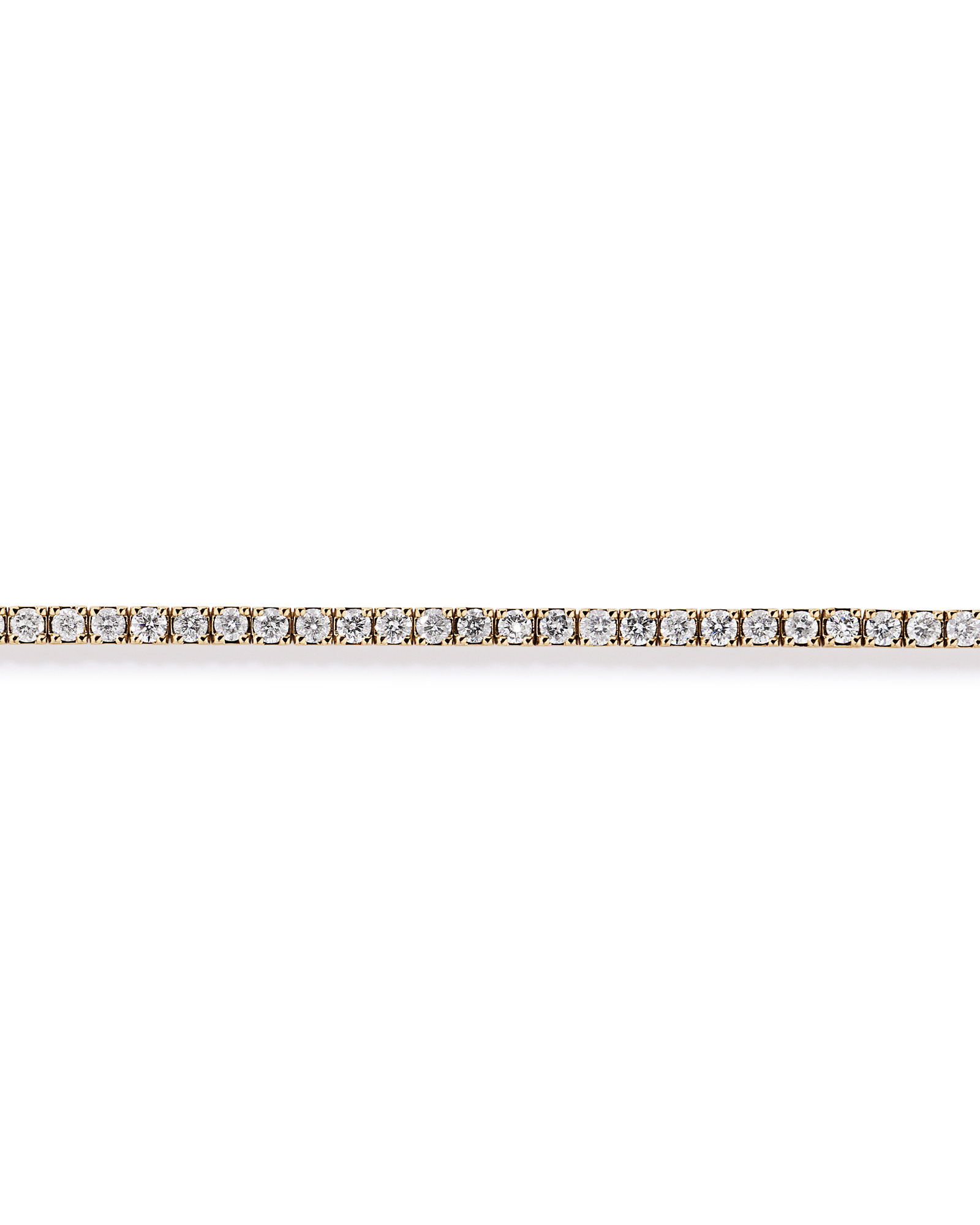 Bracelet de Tennis de 4,00 Carat TW en Diamant en Or Jaune 10kt