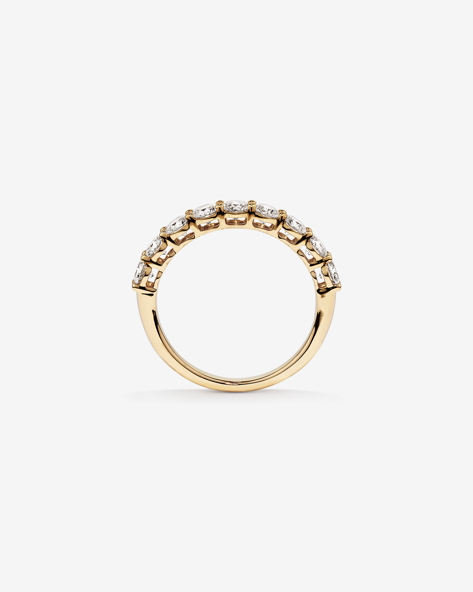 1.30 Carat TW Round Brilliant Laboratory-Grown Diamond Wedding Ring 14kt Gold