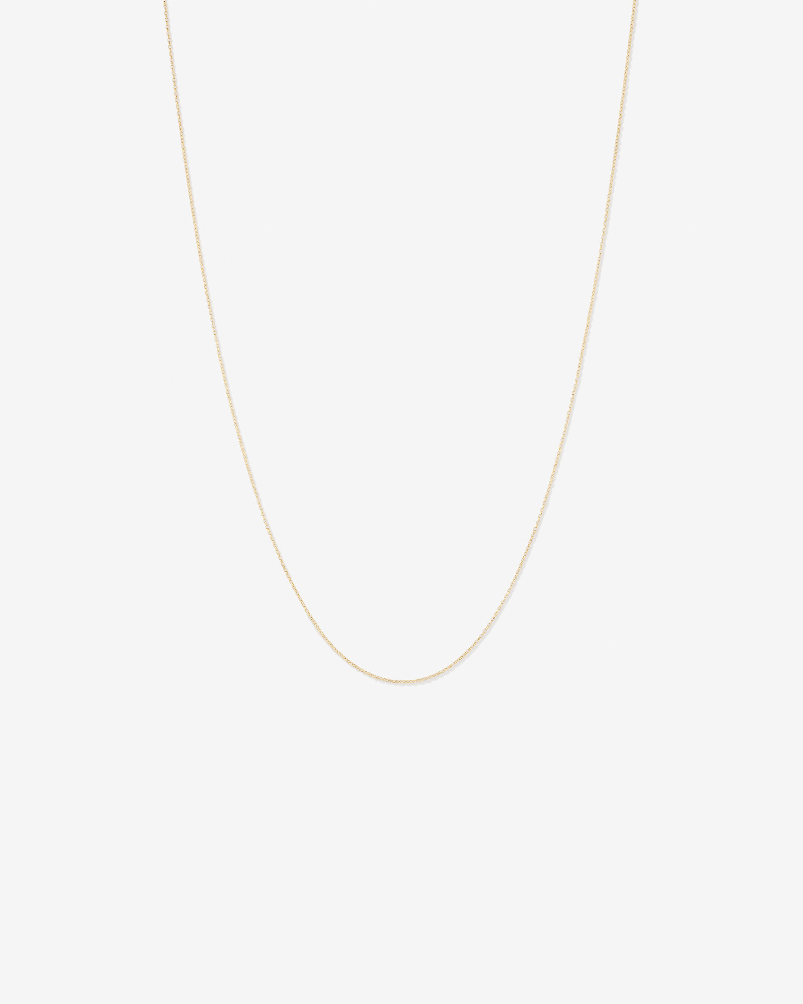 Chaîne belcher de 55 cm en or jaune 10 K massif