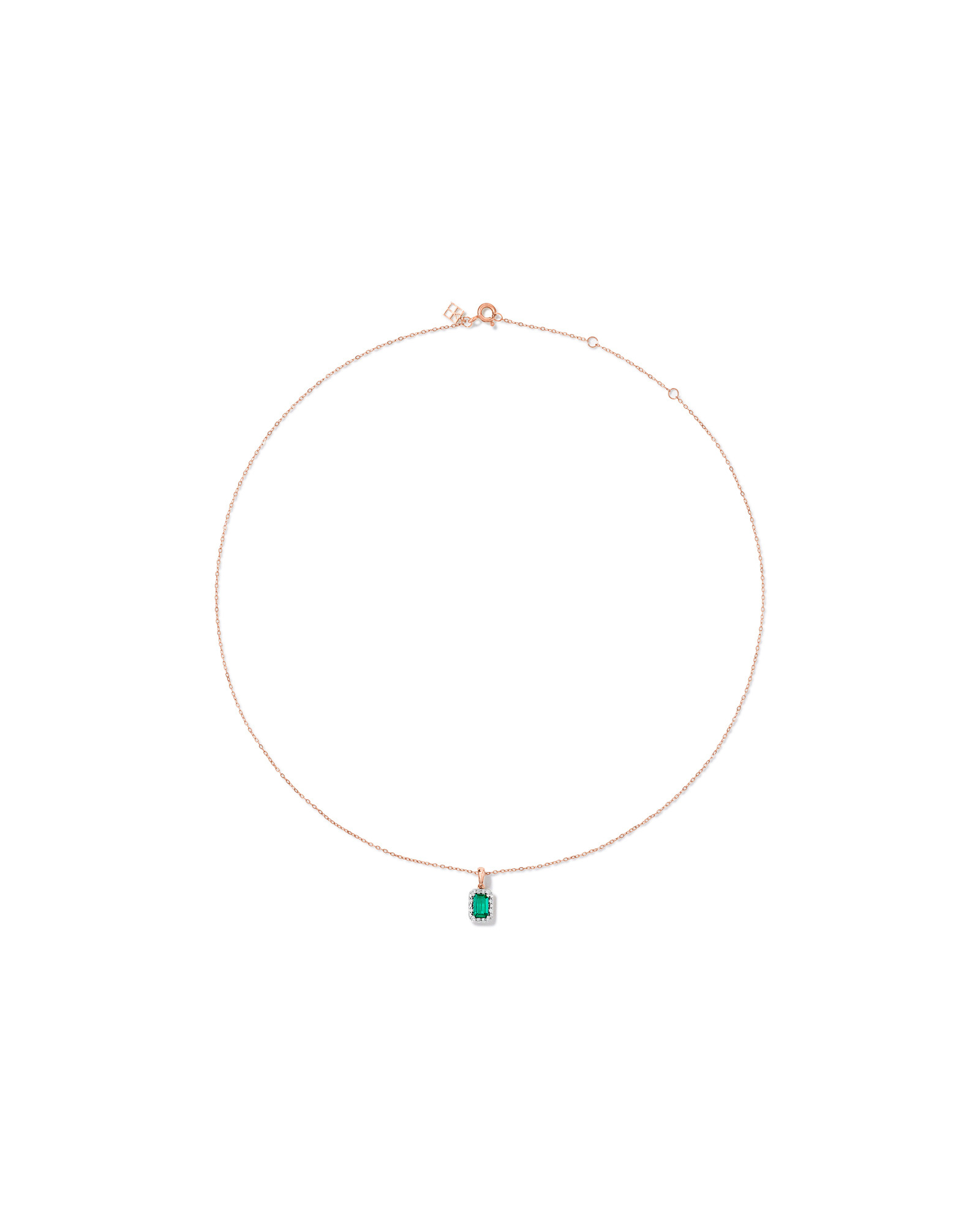 Création de la bague halo en diamant TW de 0,10 carat cultivée en laboratoire en or rose 10 kt et Rhodium