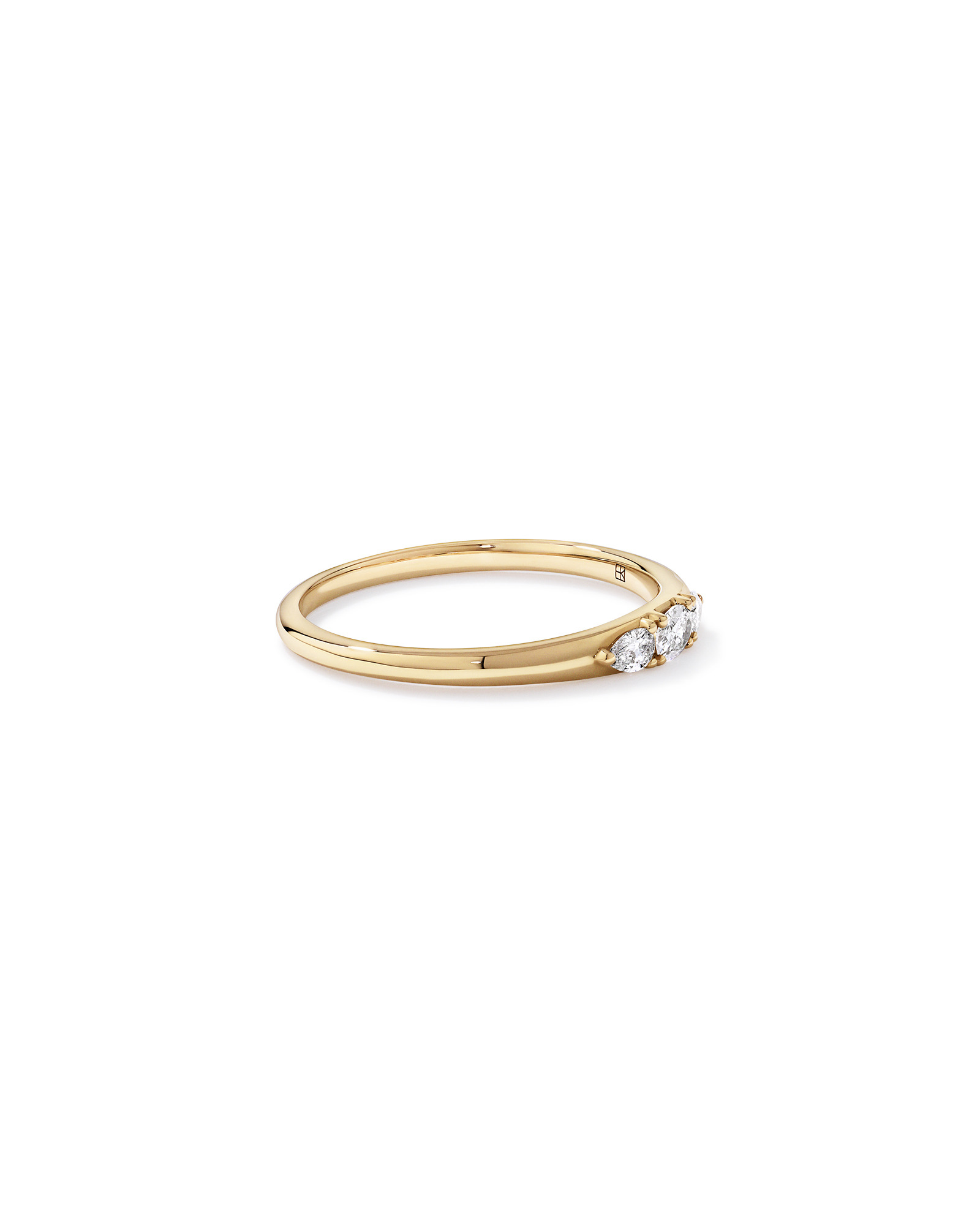 0.18TW Lab Diamond Stacker Ring 10kt Gold