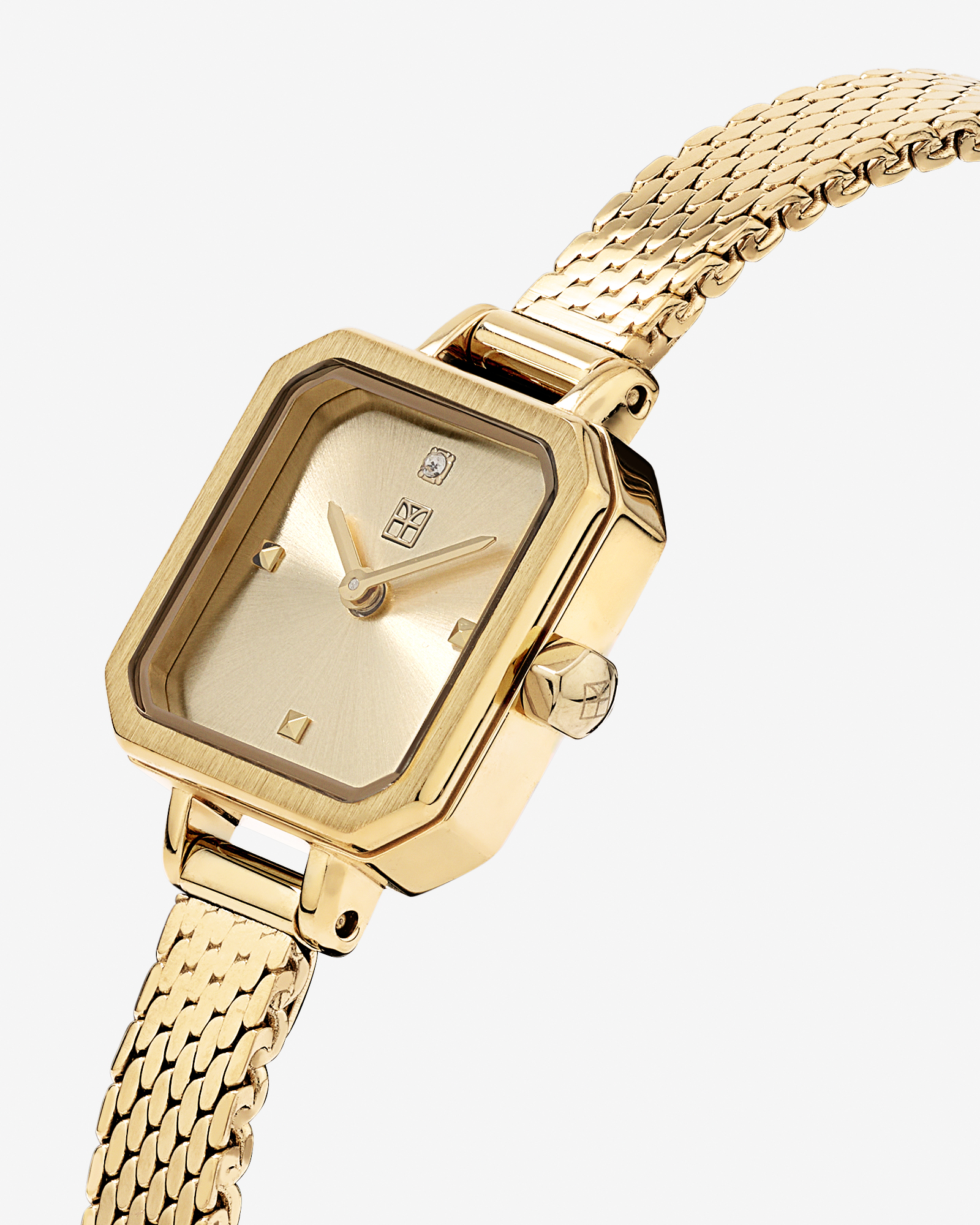 Ladies 17mm Petite Watch in Gold-Tone Stainless Steel