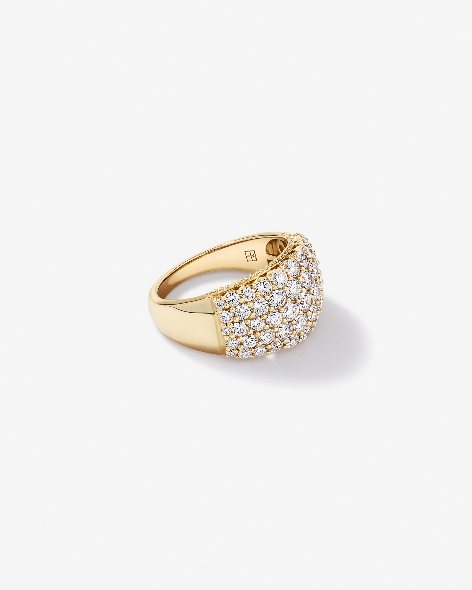 2.00TW Lab Diamond Cluster Ring 10kt Gold