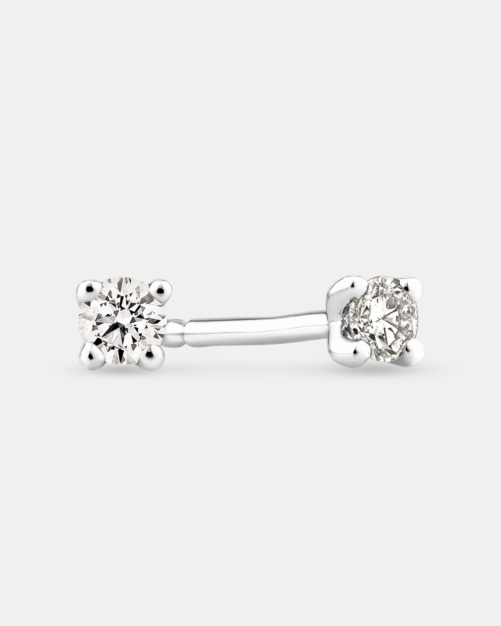 Solitaire Stud Earrings with 0.10 Carat TW of Diamonds 10kt Yellow Gold