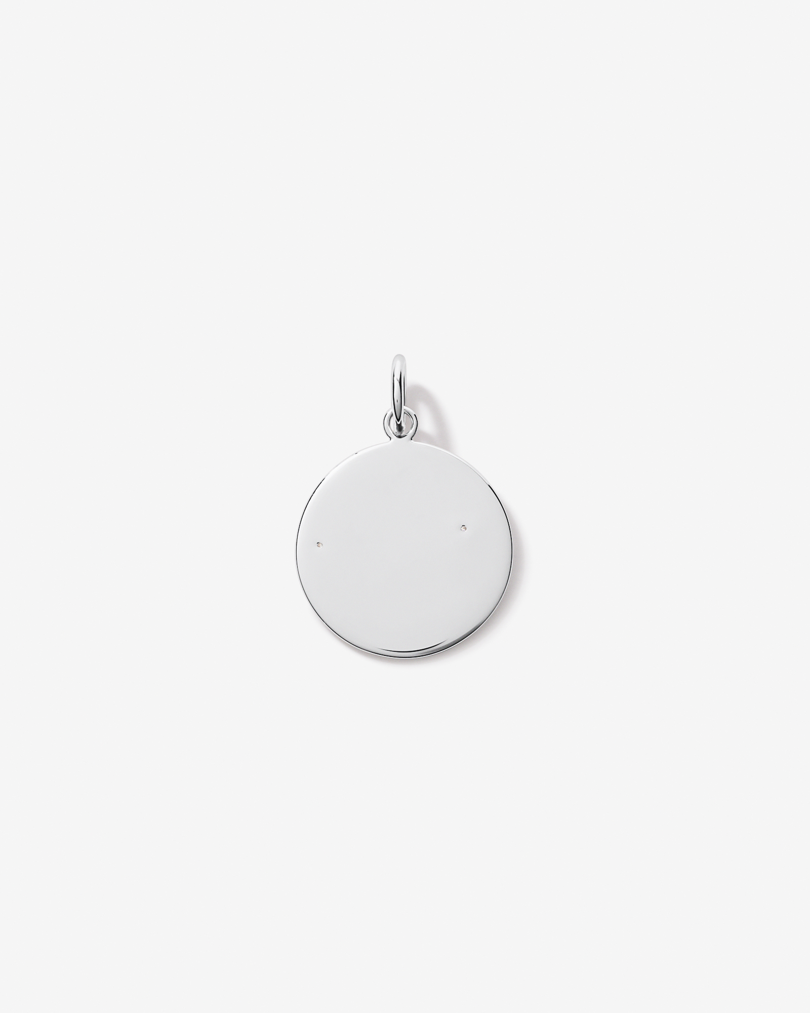 Pendentif cubique en zircone en cercle maternel en argent sterling