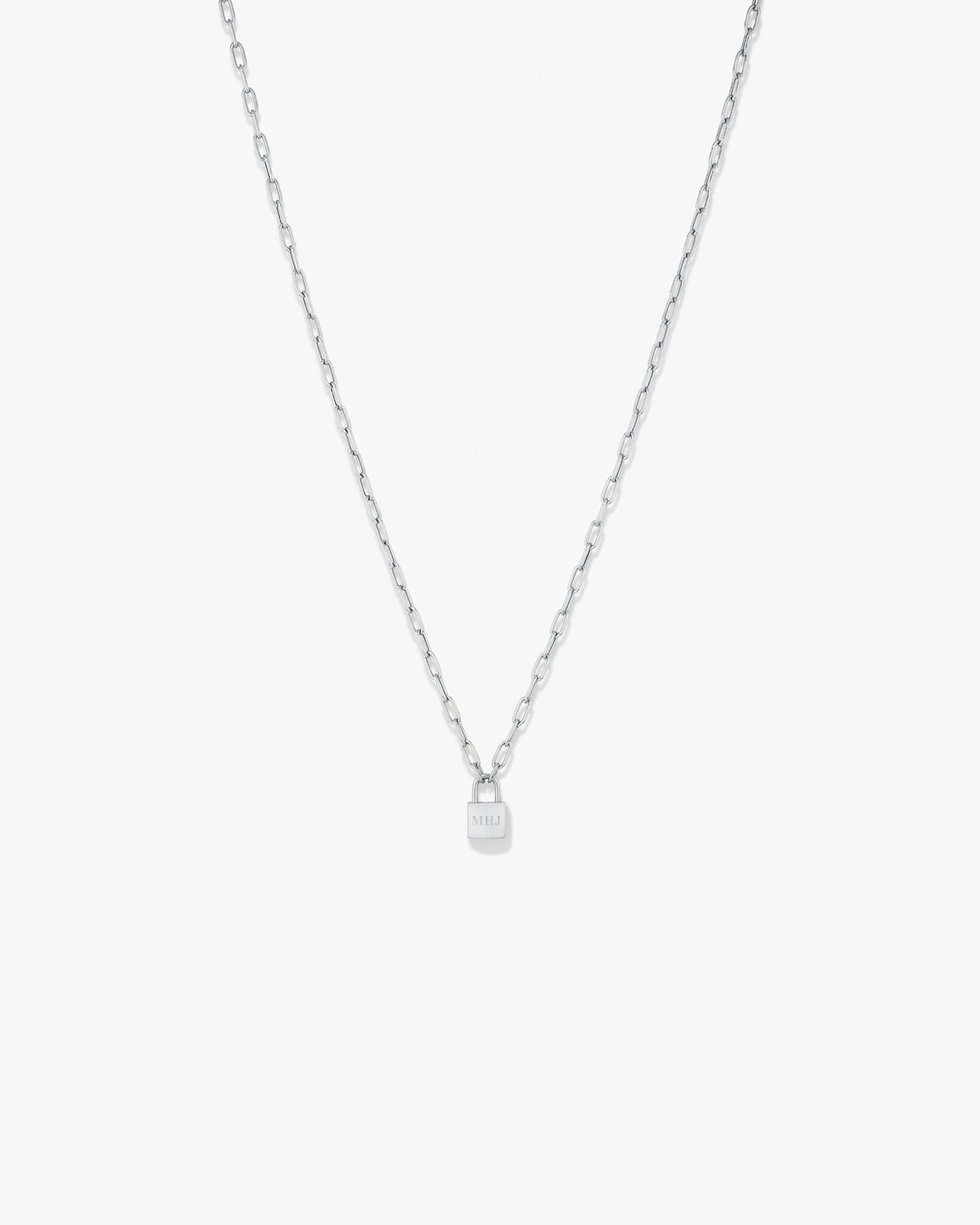 Collier Signature Lock en argent sterling