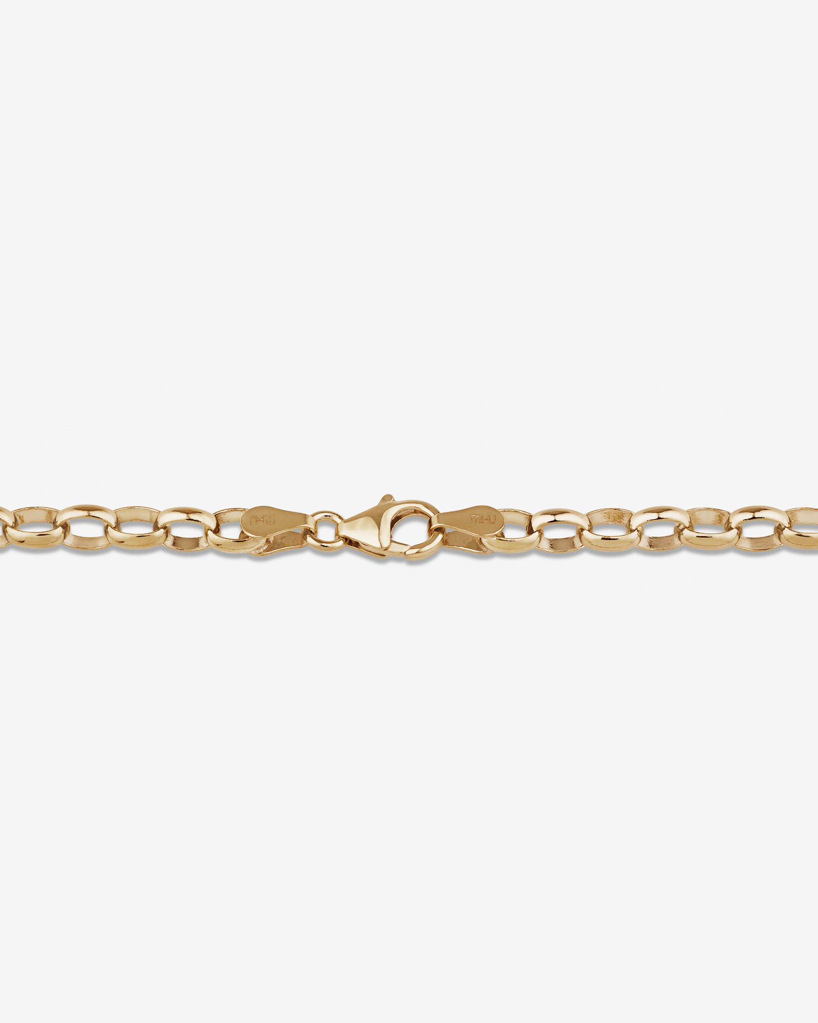 55cm (22") Belcher Fob Chain in 10kt Yellow Gold