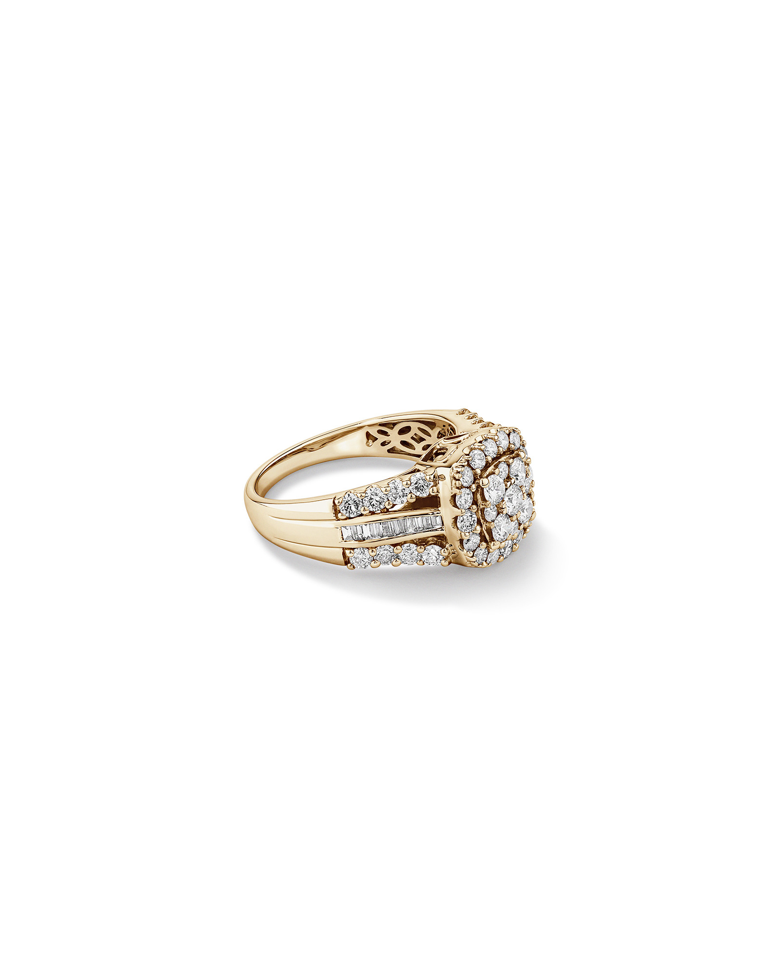 Engagement Ring with 1.50 Carat TW of Diamonds in 14kt Yellow Gold