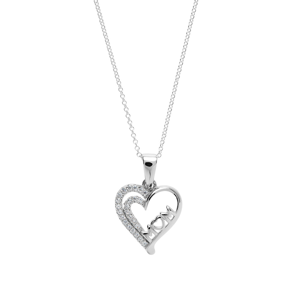 mum heart necklace