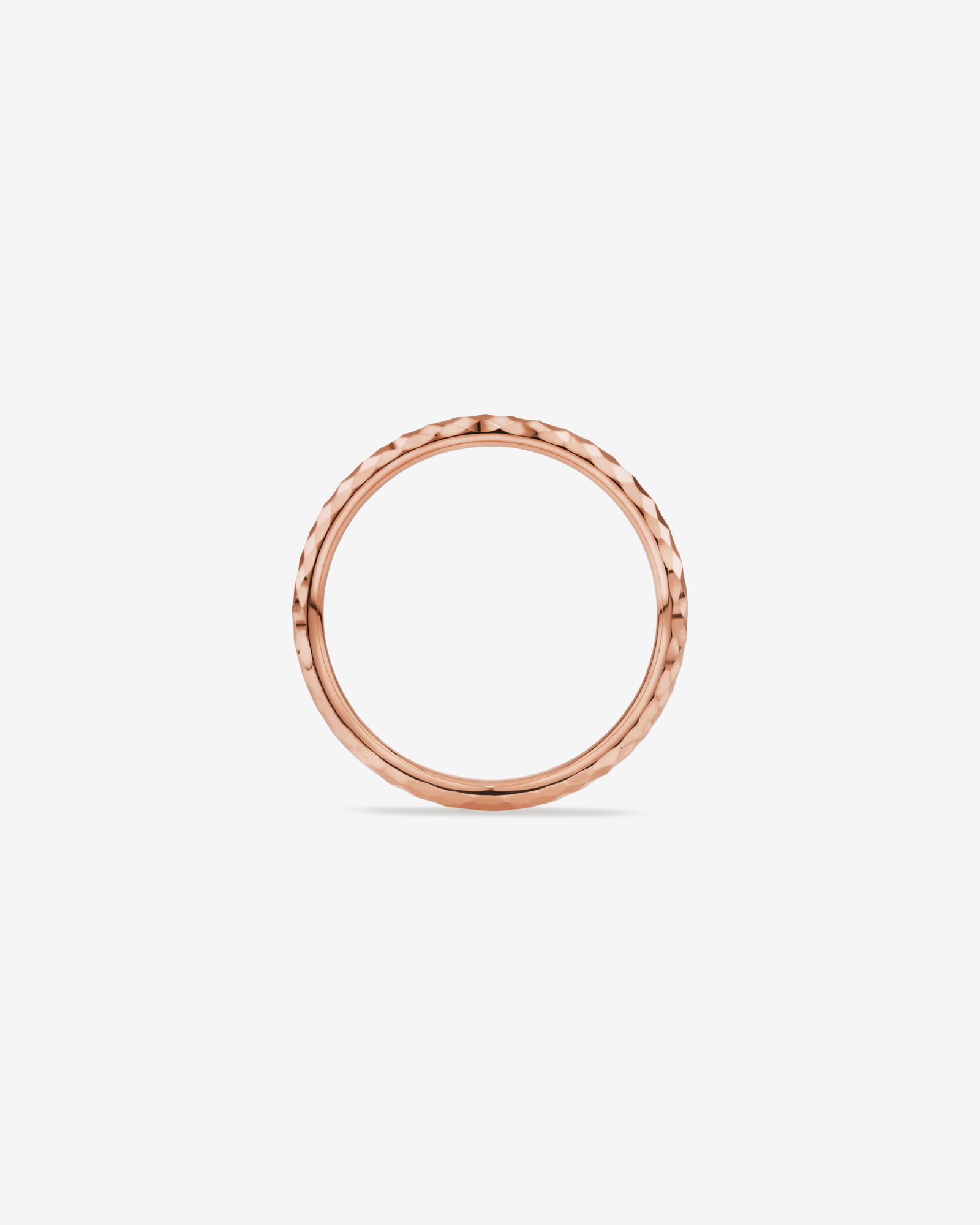 Bague Diamantée en Or Rose 10 ct